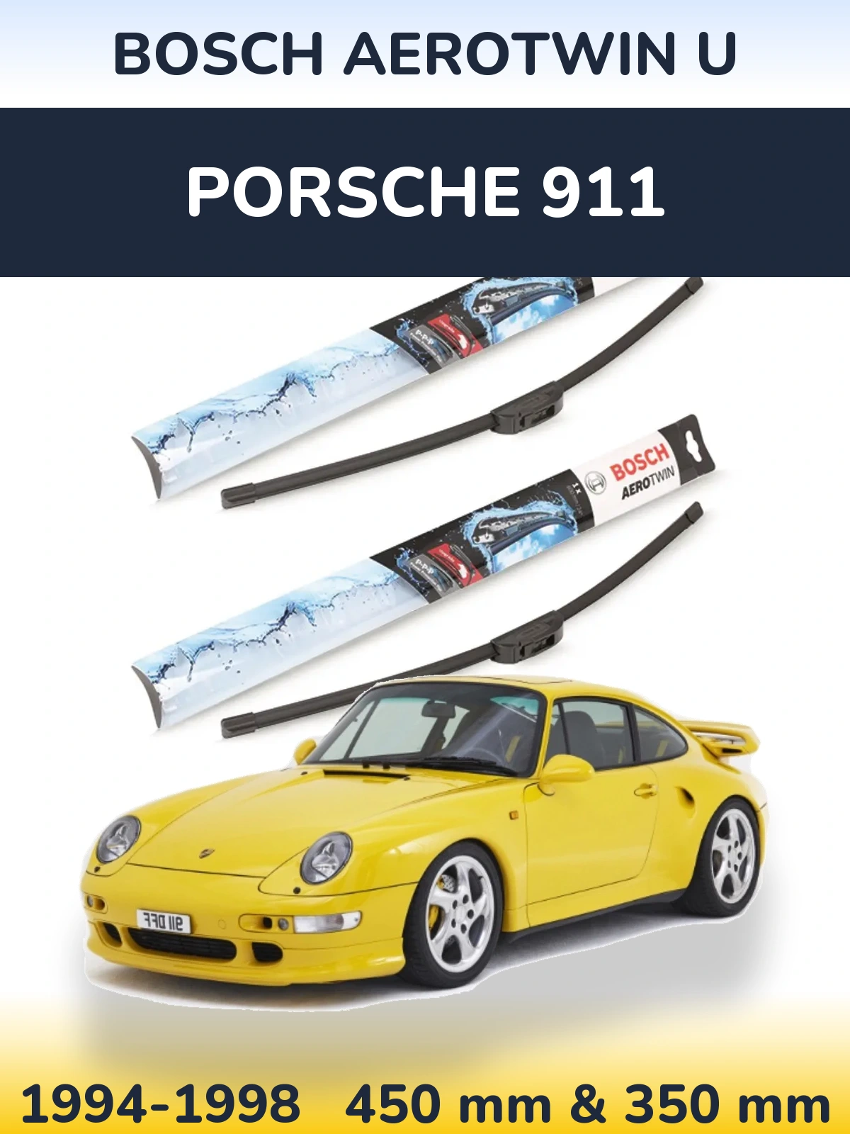 Torkarblad BOSCH AeroTwin U för Porsche 911