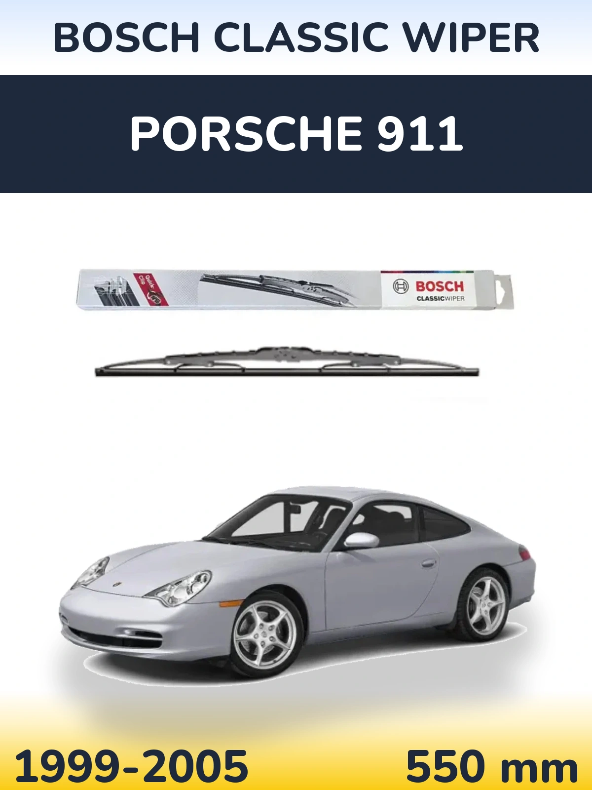 Torkarblad BOSCH Classic Wiper för Porsche 911