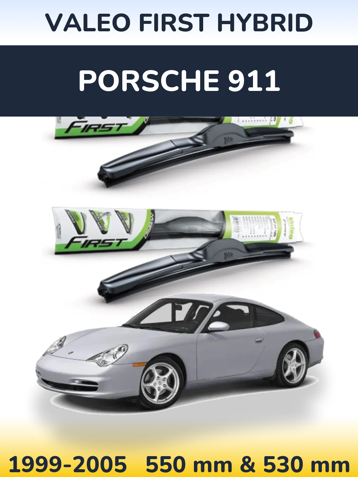 Torkarblad Valeo First Hybrid för Porsche 911