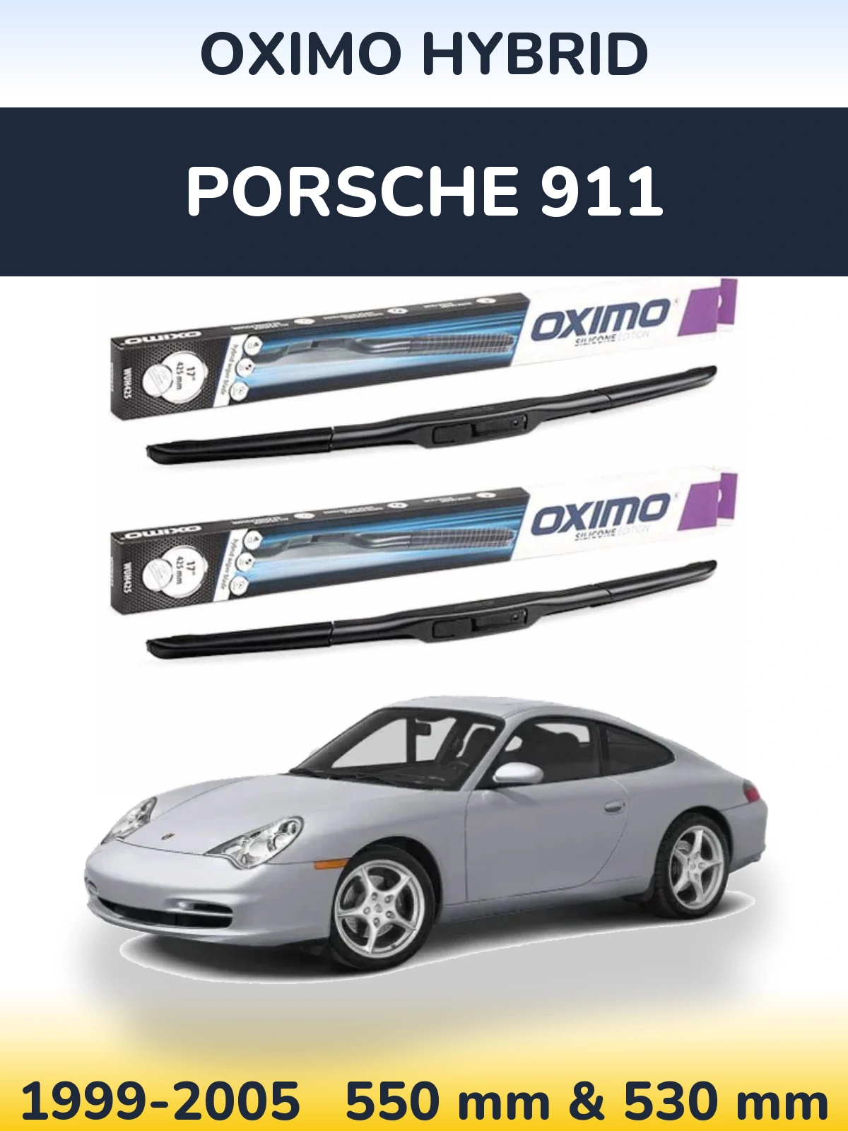 Torkarblad Oximo Hybrid för Porsche 911