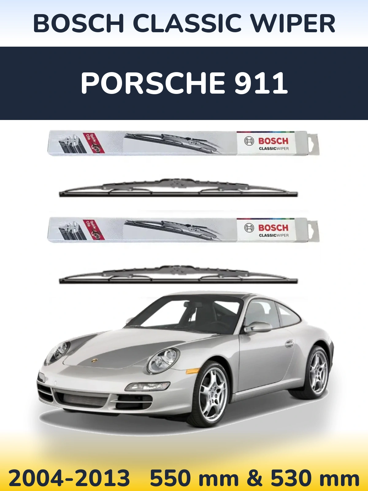 Torkarblad BOSCH Classic Wiper för Porsche 911