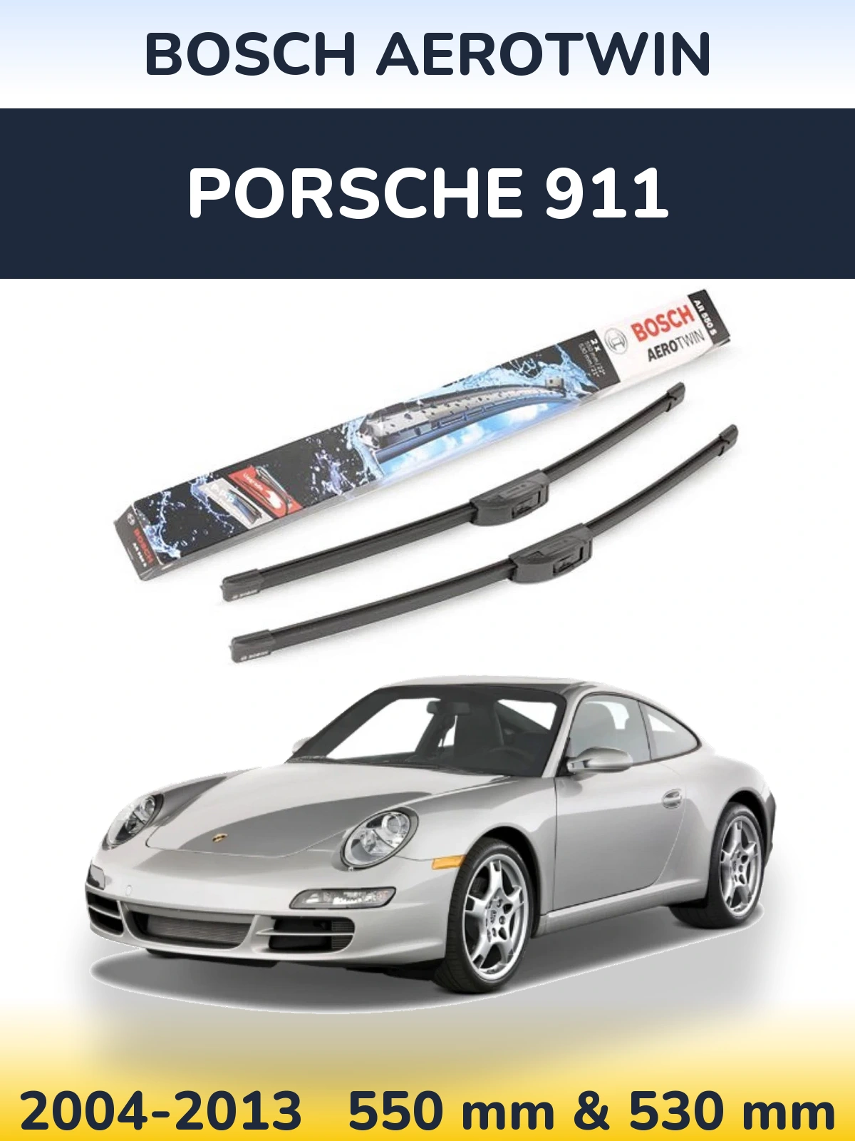 Torkarblad BOSCH AeroTwin för Porsche 911