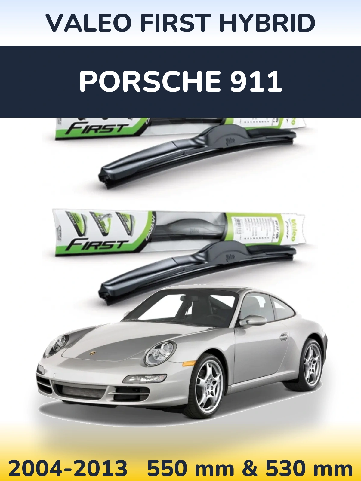 Torkarblad Valeo First Hybrid för Porsche 911