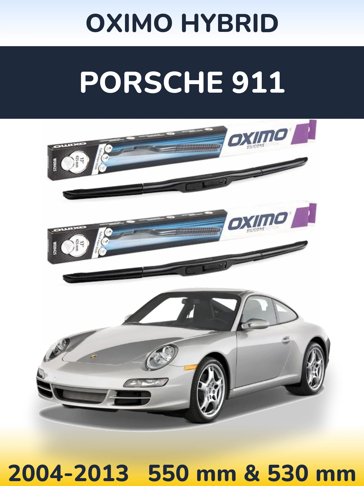 Torkarblad Oximo Hybrid för Porsche 911