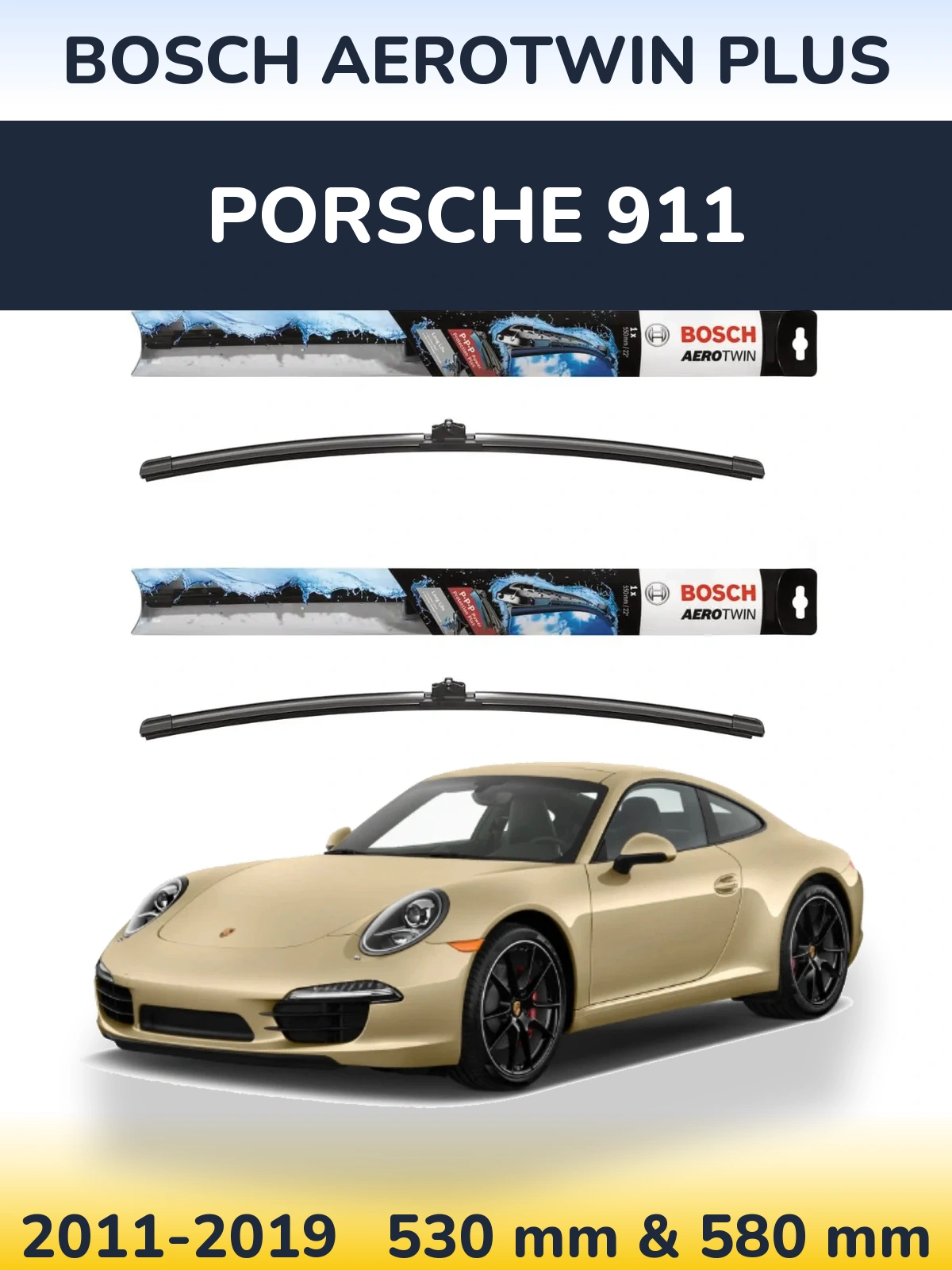 Torkarblad BOSCH AeroTwin Plus för Porsche 911