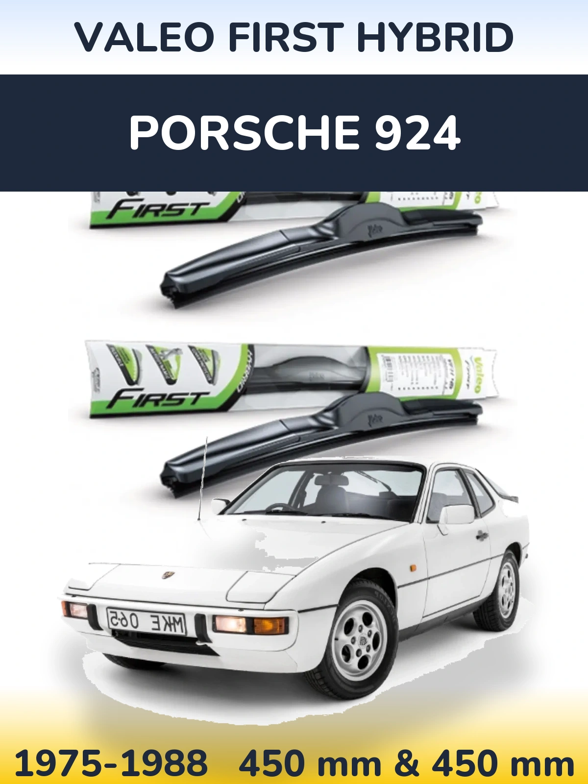 Torkarblad Valeo First Hybrid för Porsche 924