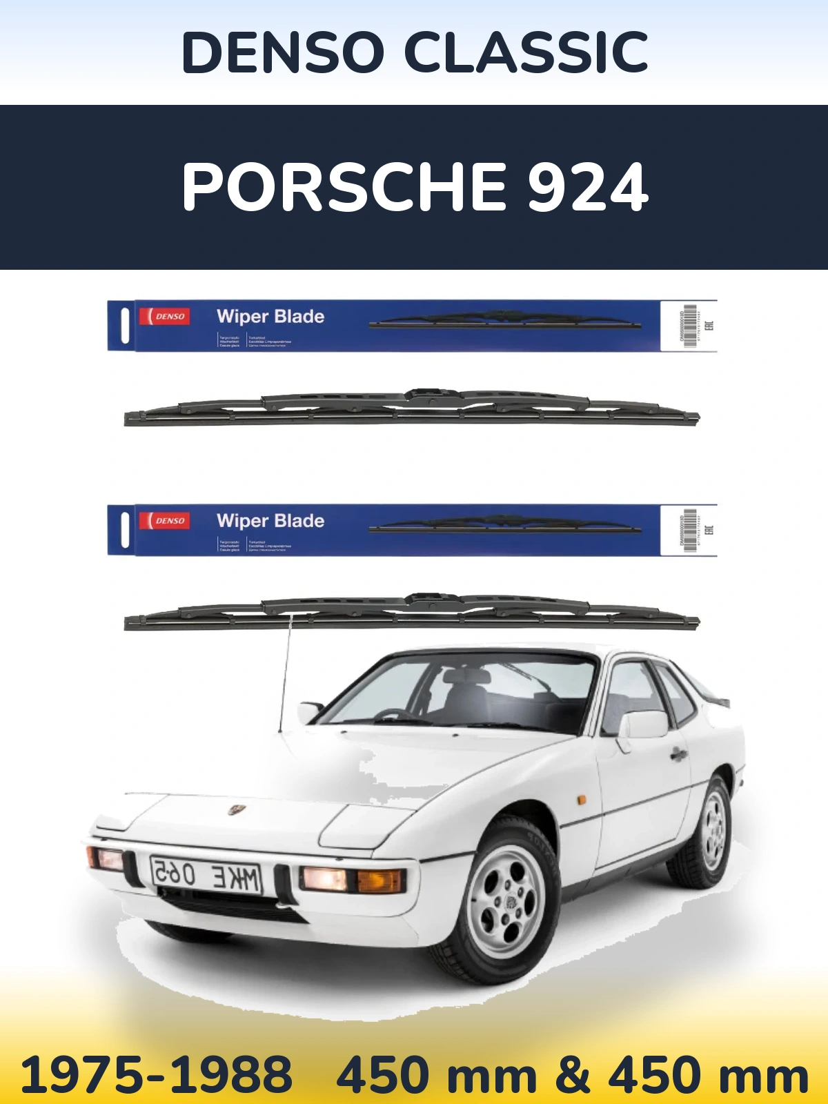 Torkarblad Denso Classic för Porsche 924