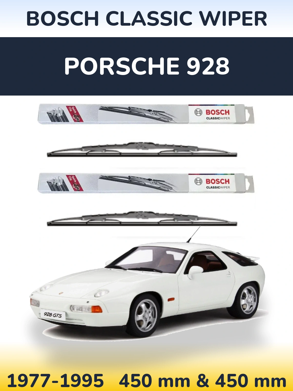 Torkarblad BOSCH Classic Wiper för Porsche 928