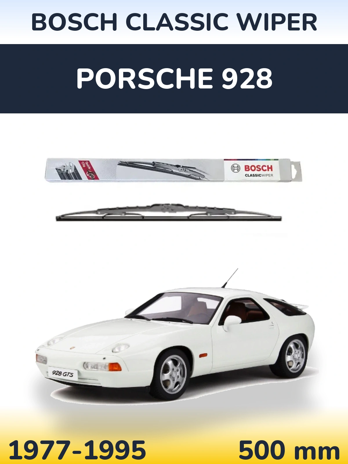 Torkarblad BOSCH Classic Wiper för Porsche 928