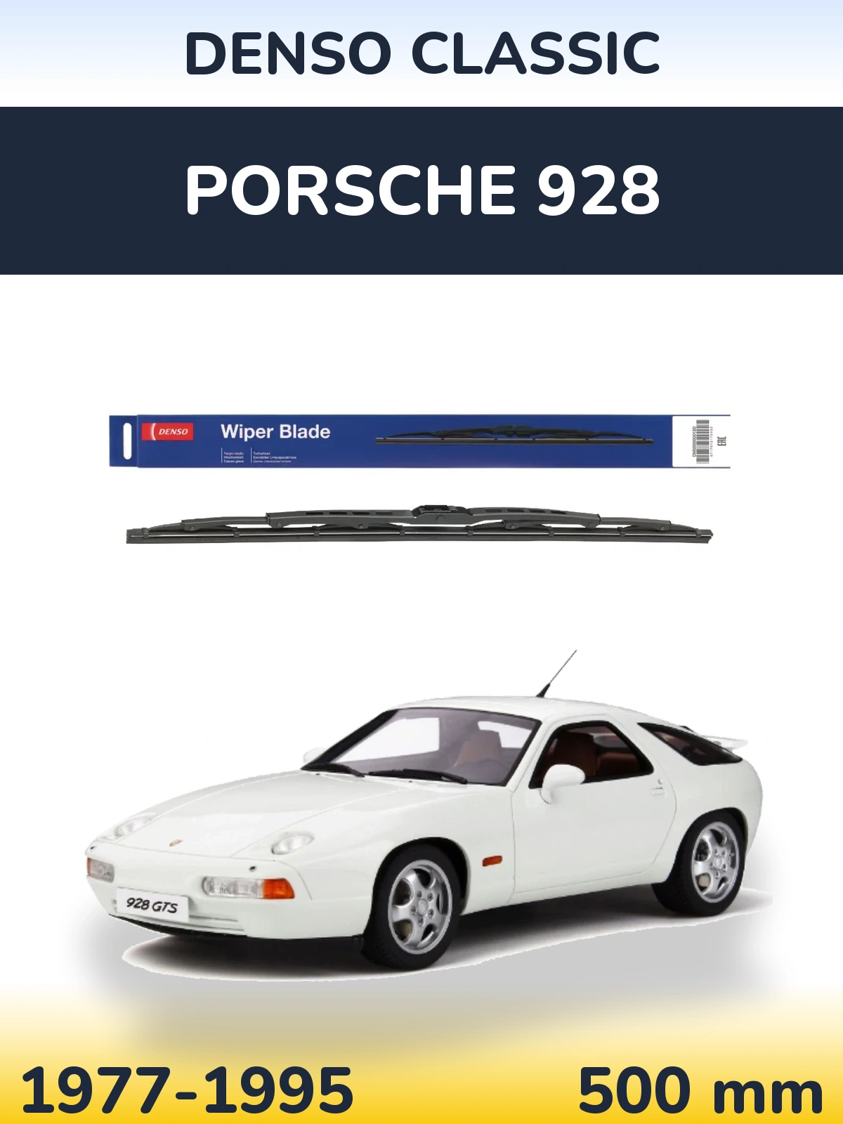 Torkarblad Denso Classic för Porsche 928