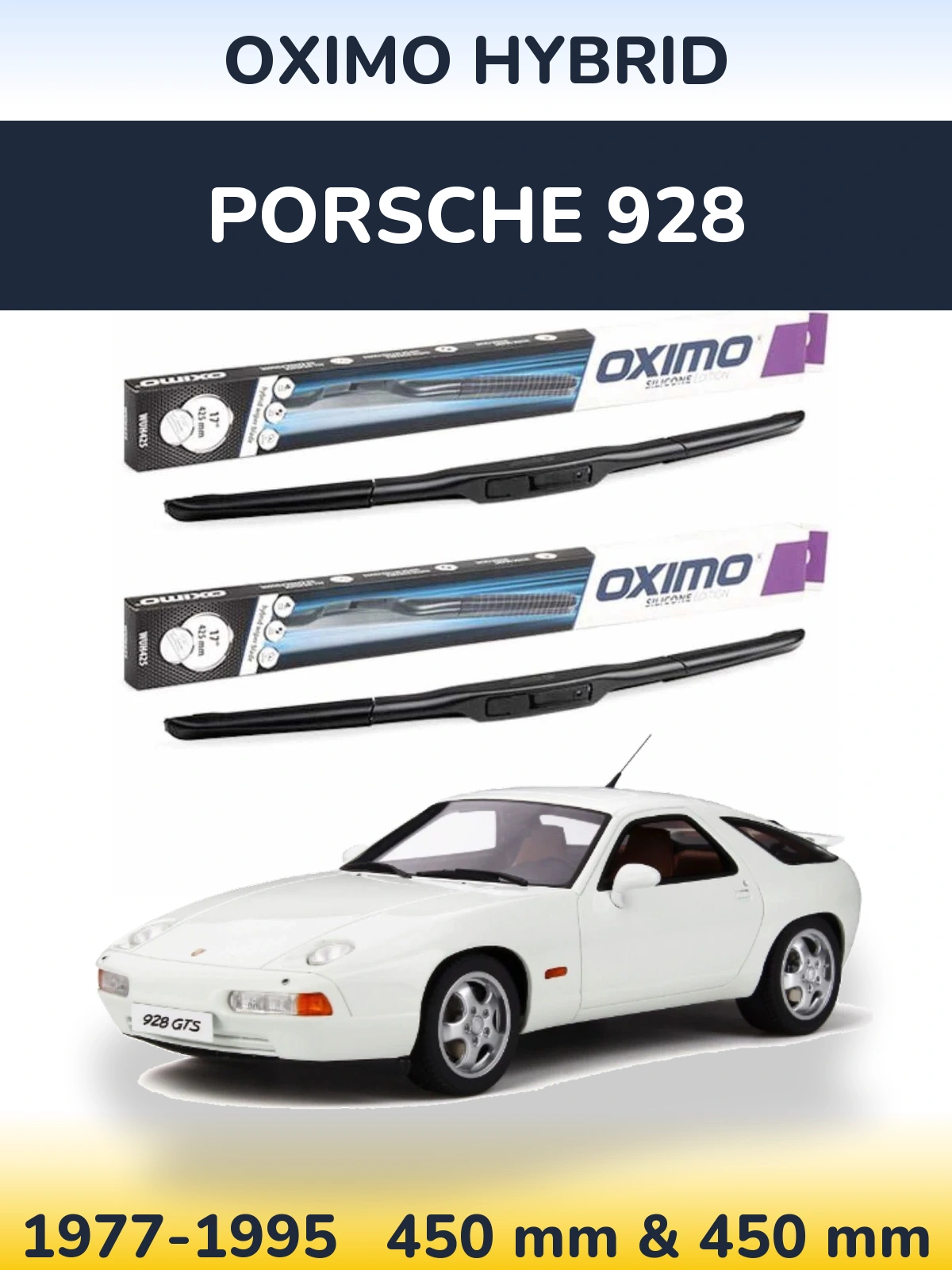 Torkarblad Oximo Hybrid för Porsche 928