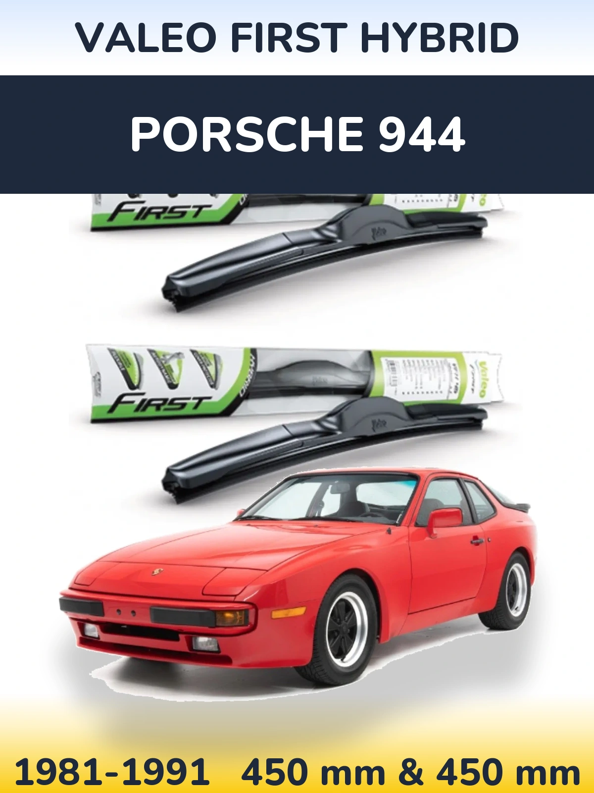 Torkarblad Valeo First Hybrid för Porsche 944