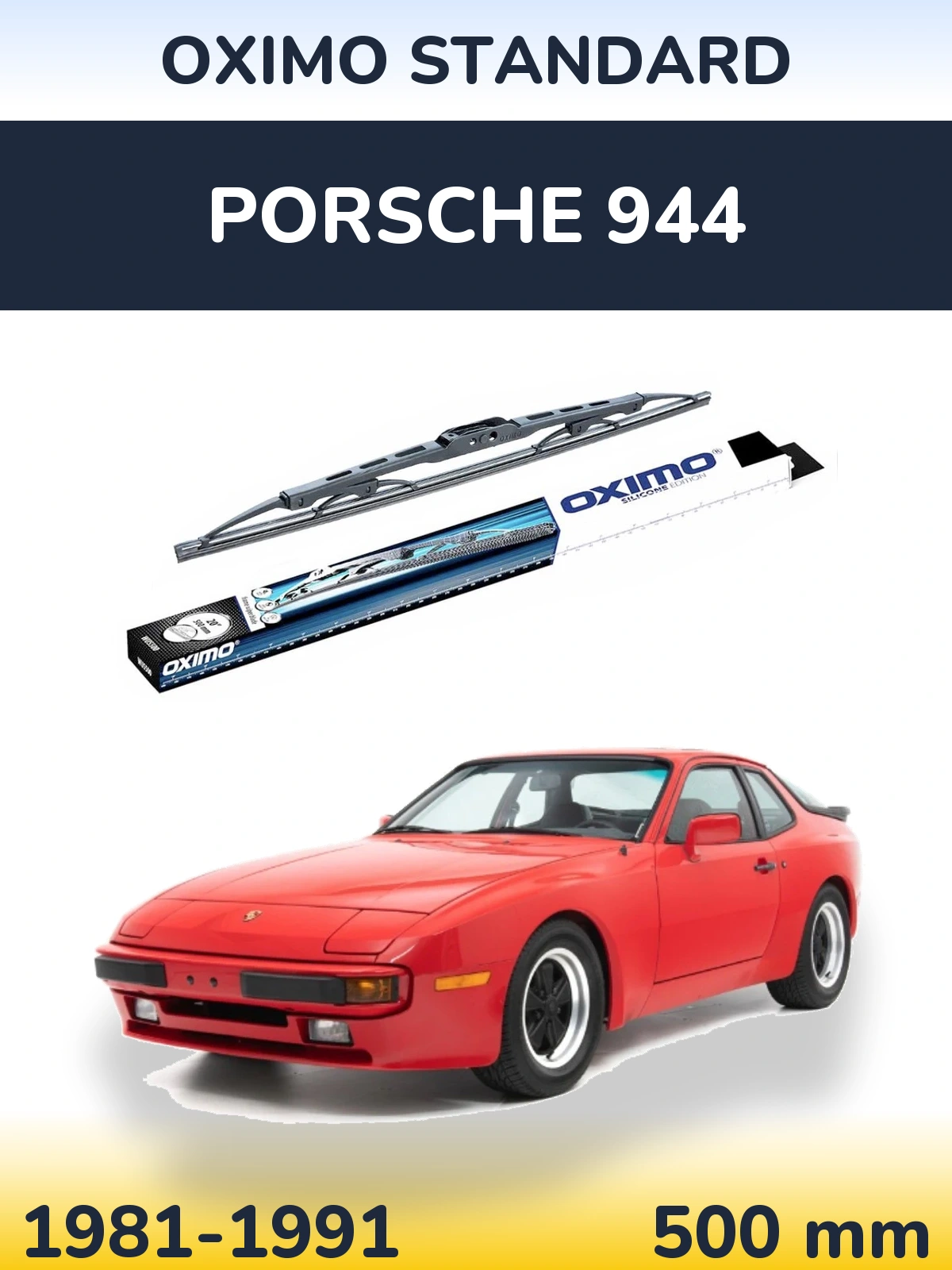 Torkarblad Oximo Standard för Porsche 944