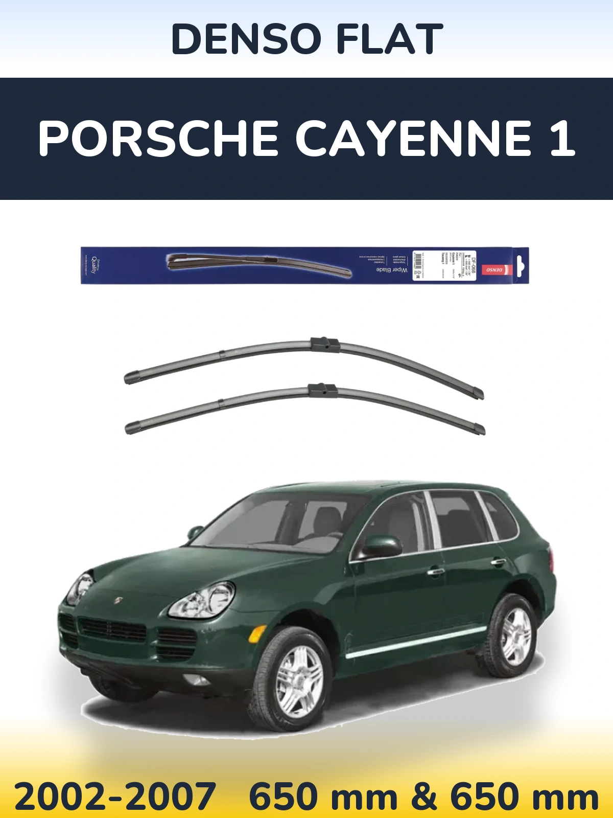 Torkarblad Denso Flat för Porsche Cayenne 1
