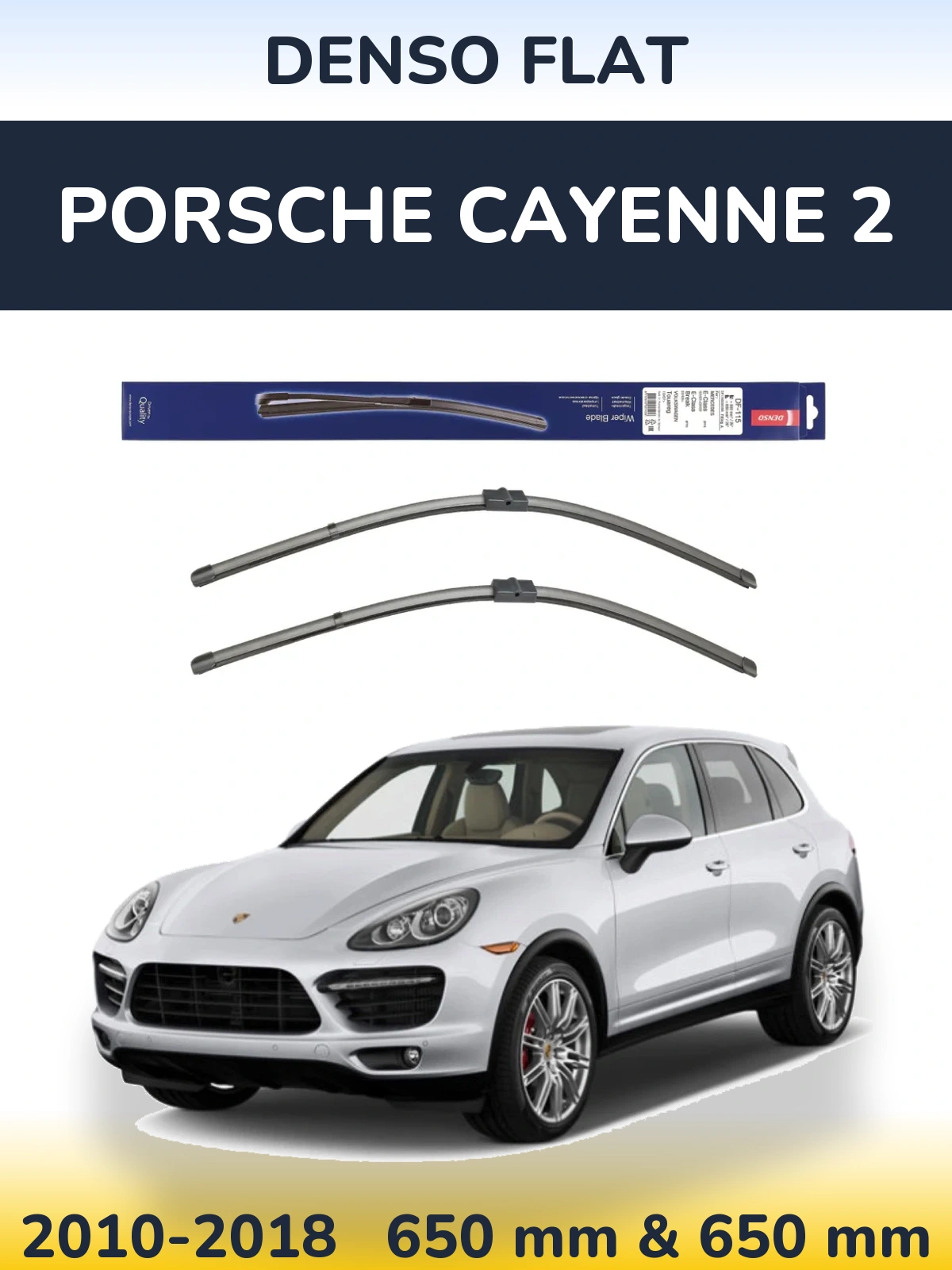 Torkarblad Denso Flat för Porsche Cayenne 2