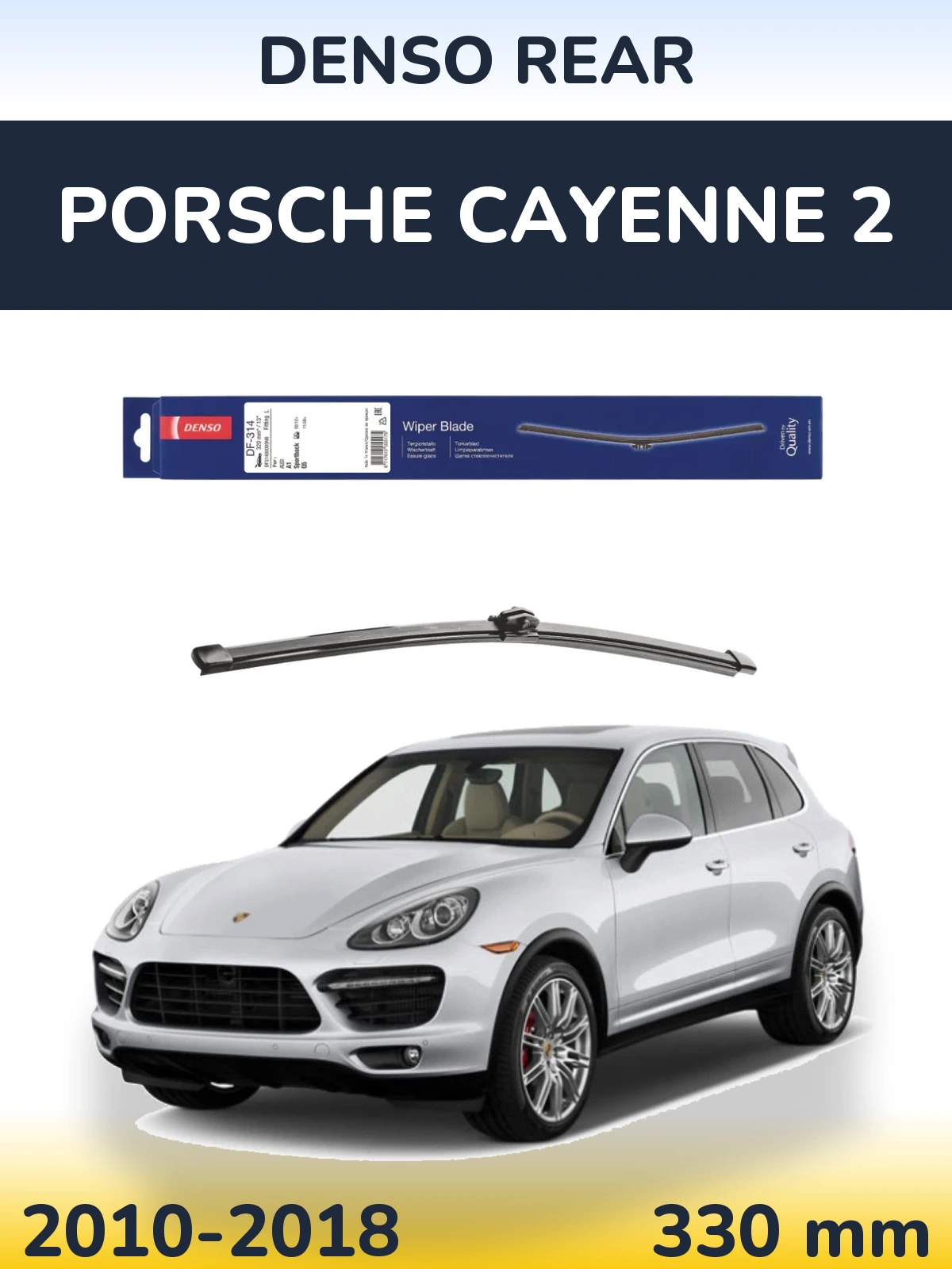Torkarblad Denso Rear för Porsche Cayenne 2