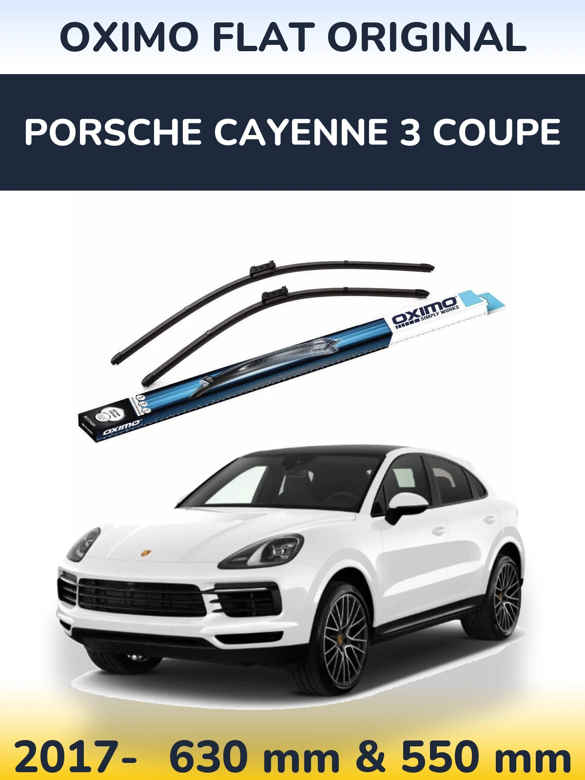 Torkarblad Oximo Flat Original för Porsche Cayenne 3 Coupe