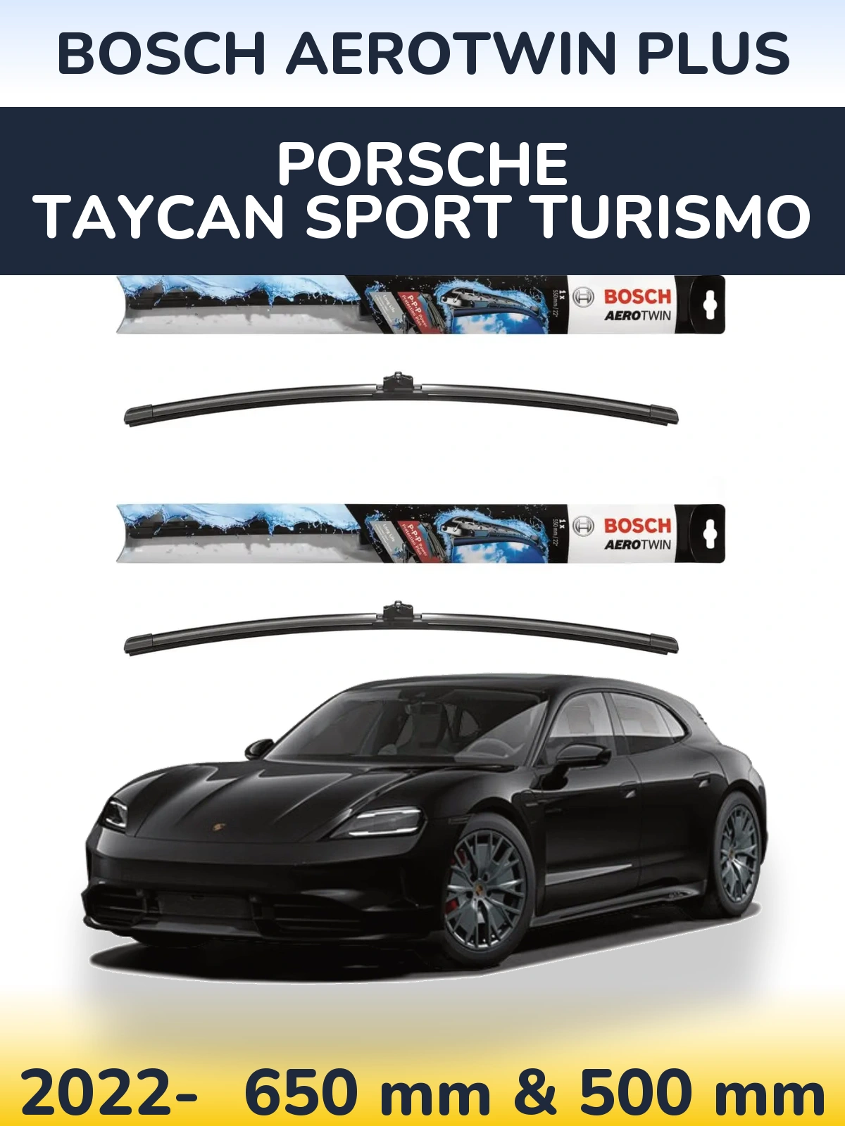 Torkarblad BOSCH AeroTwin Plus för Porsche Taycan Sport Turismo