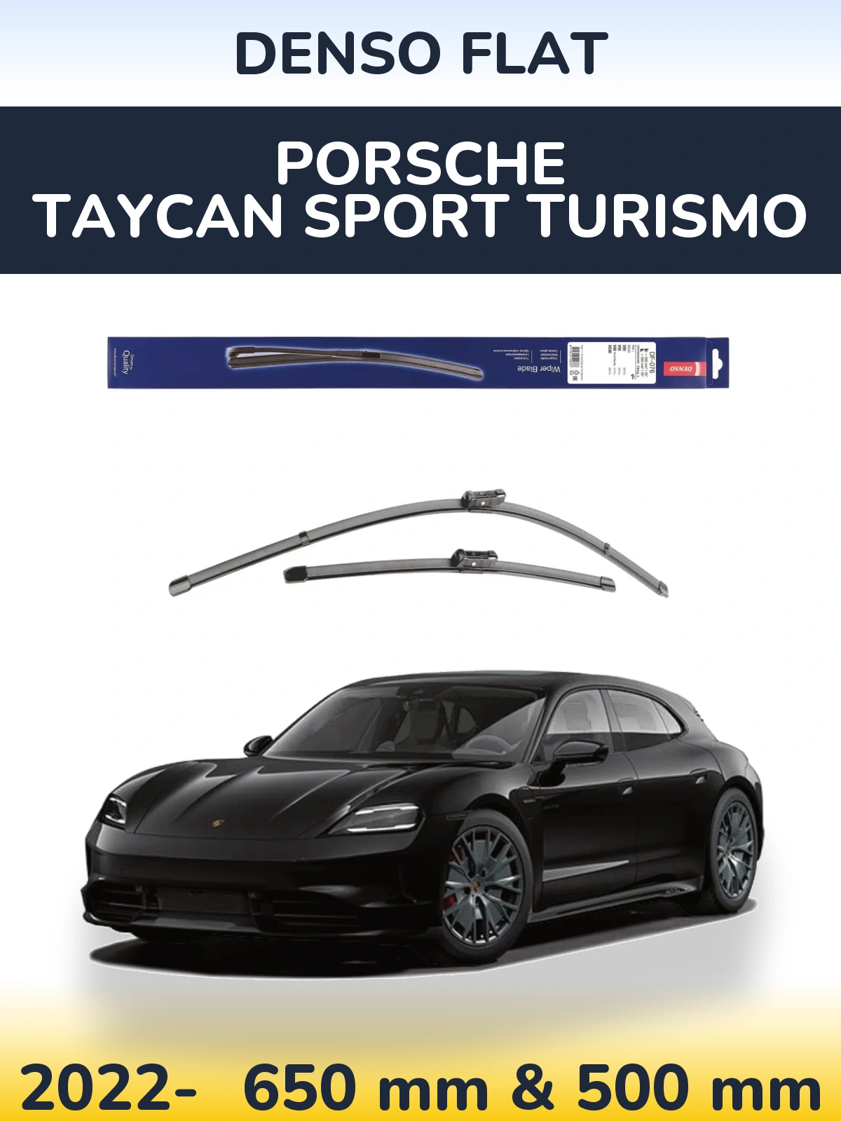 Torkarblad Denso Flat för Porsche Taycan Sport Turismo