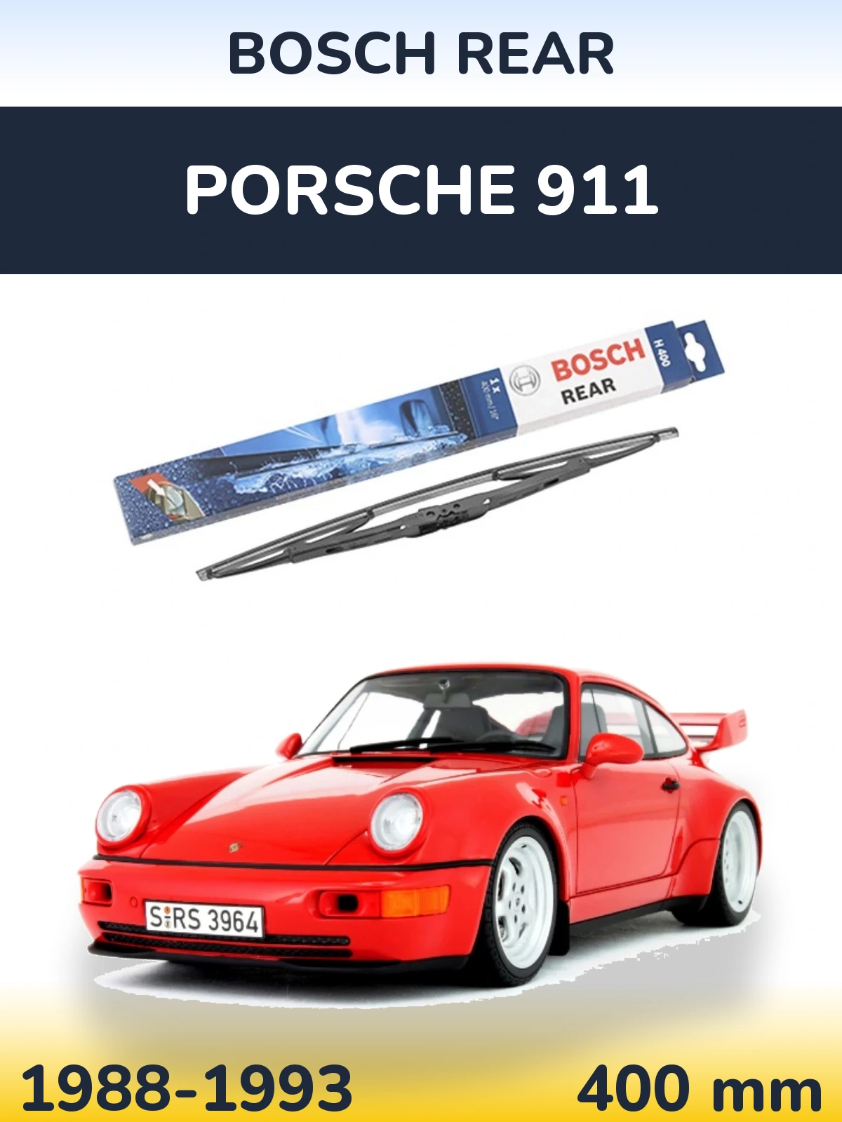 Torkarblad BOSCH Rear för Porsche 911