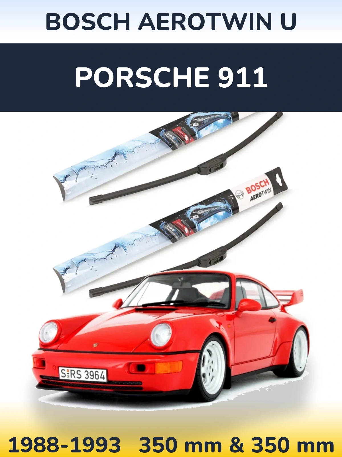 Torkarblad BOSCH AeroTwin U för Porsche 911
