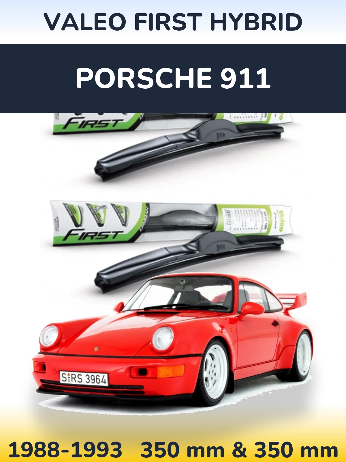 Torkarblad Valeo First Hybrid för Porsche 911