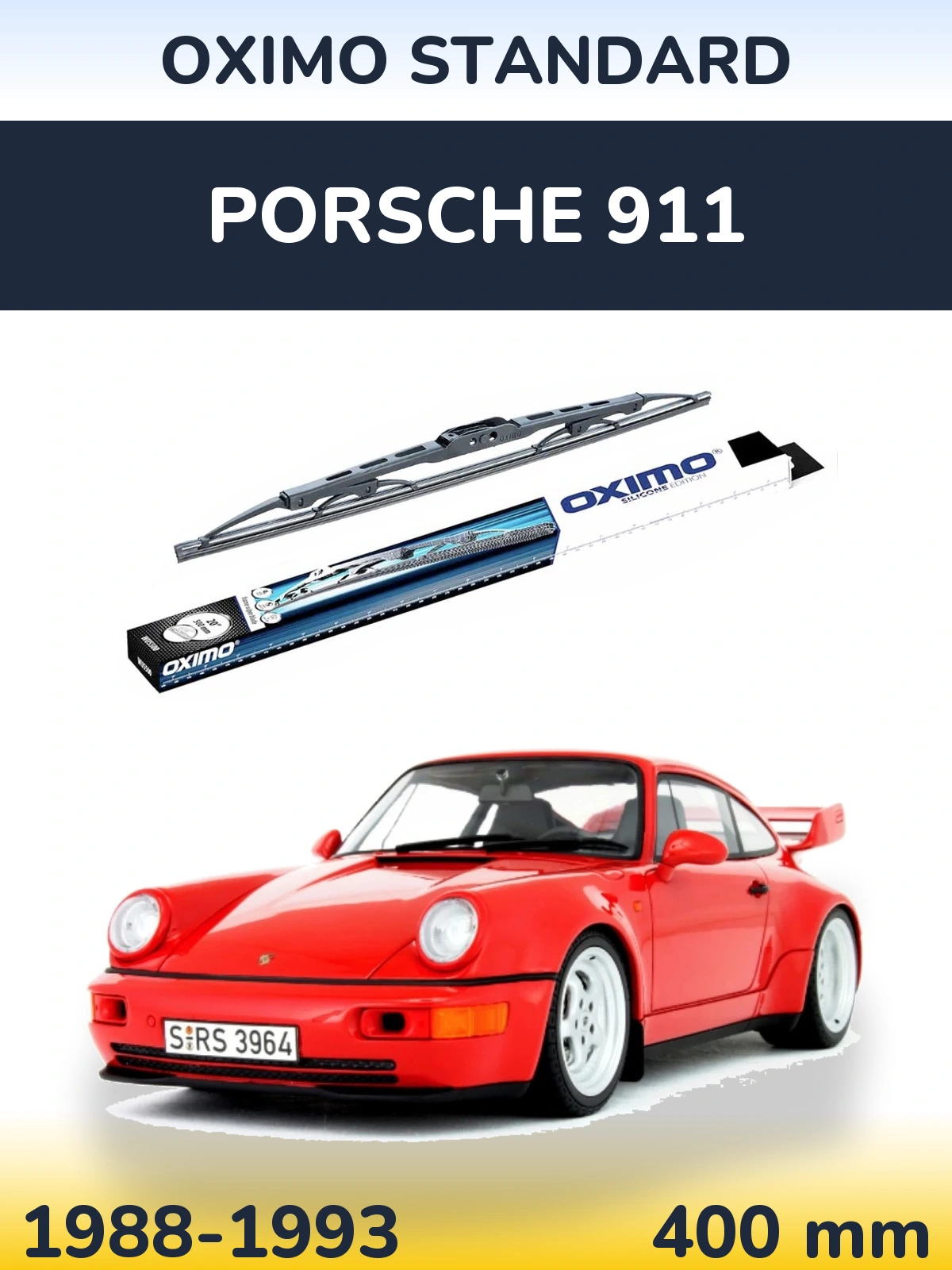 Torkarblad Oximo Standard för Porsche 911