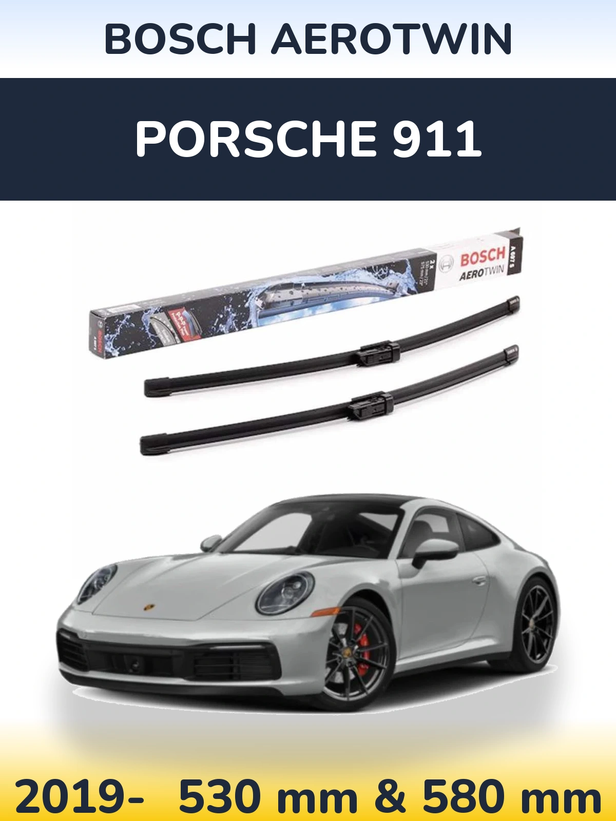 Torkarblad BOSCH AeroTwin för Porsche 911