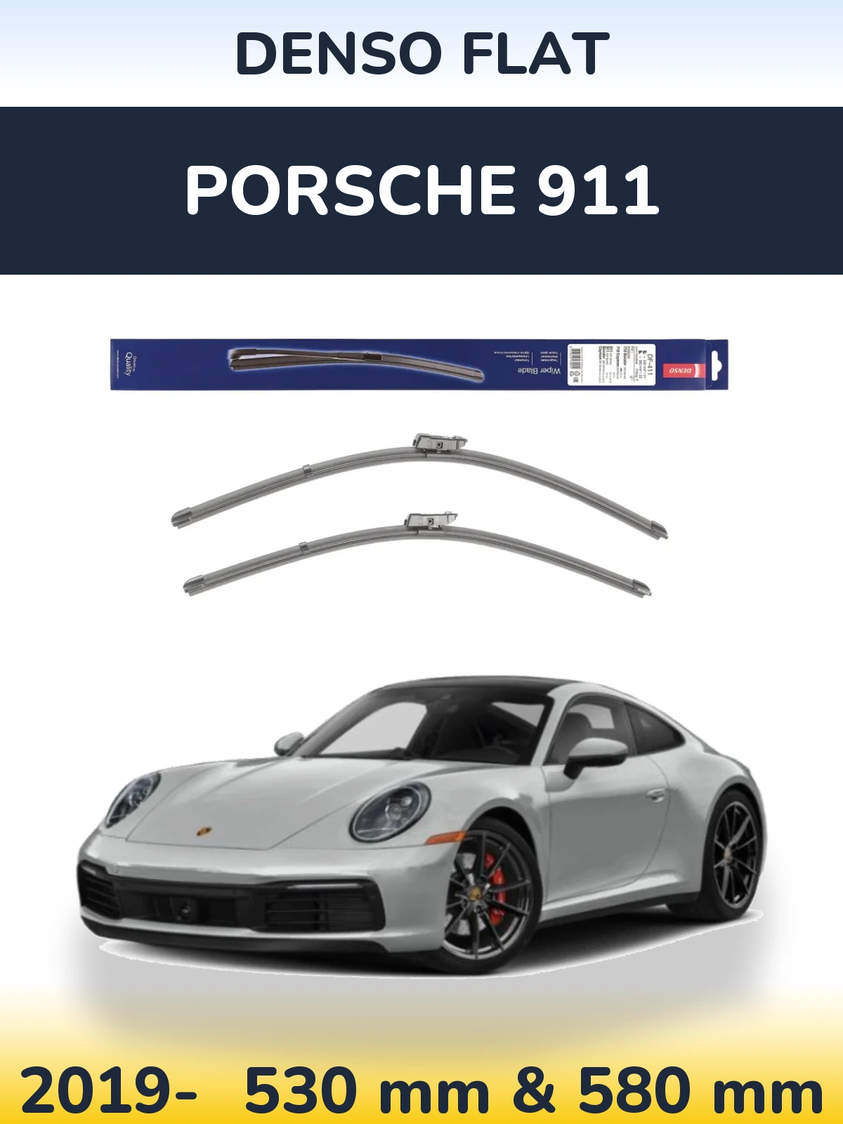Torkarblad Denso Flat för Porsche 911