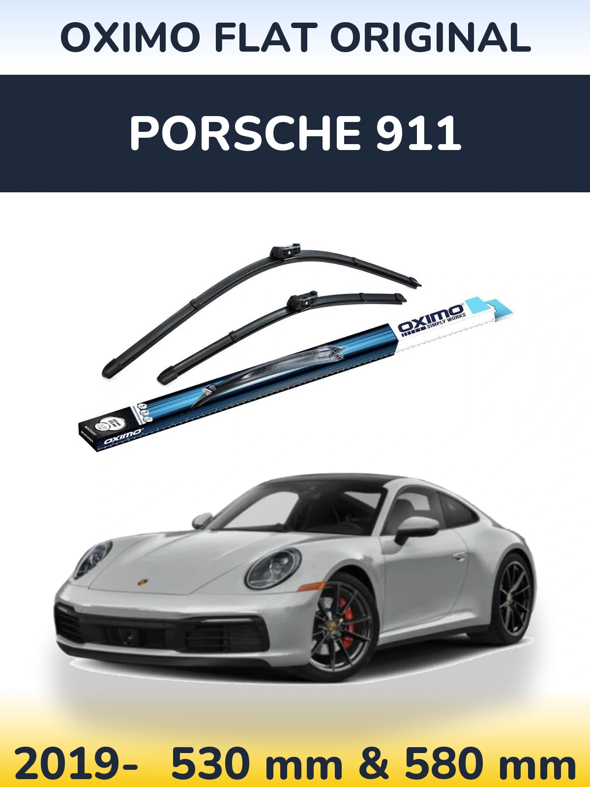 Torkarblad Oximo Flat Original för Porsche 911