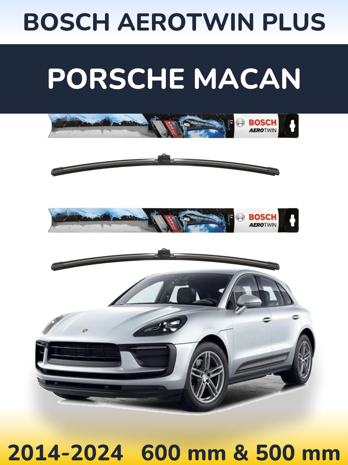 Torkarblad BOSCH AeroTwin Plus för Porsche Macan