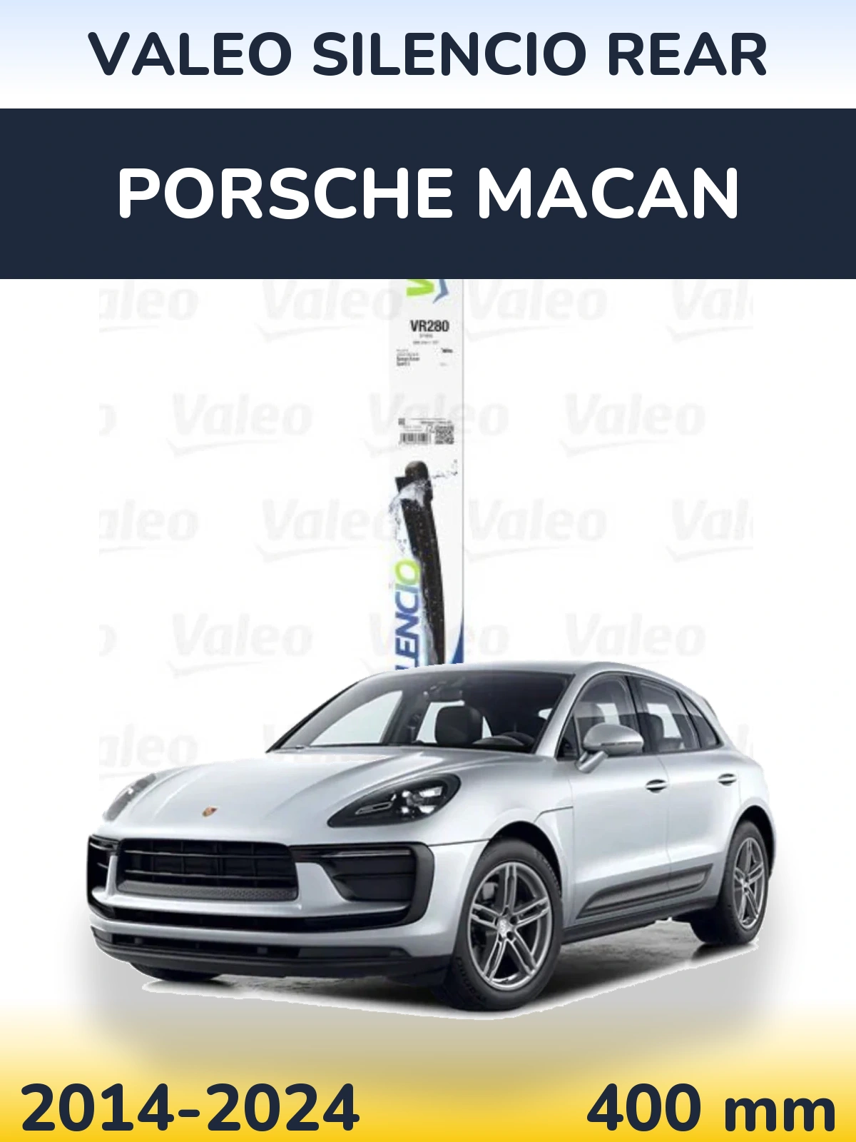 Torkarblad Valeo Silencio Rear för Porsche Macan