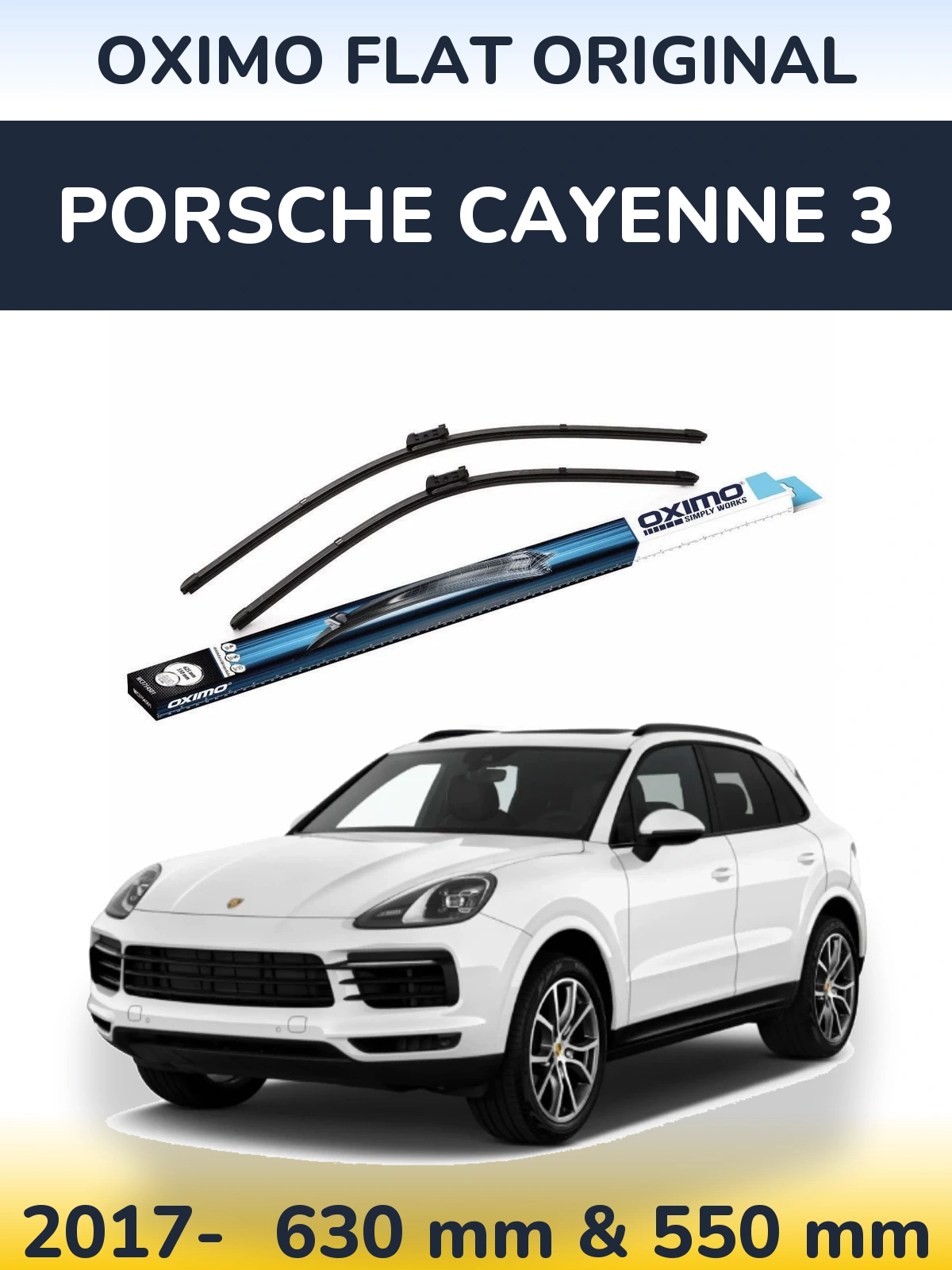 Torkarblad Oximo Flat Original för Porsche Cayenne 3