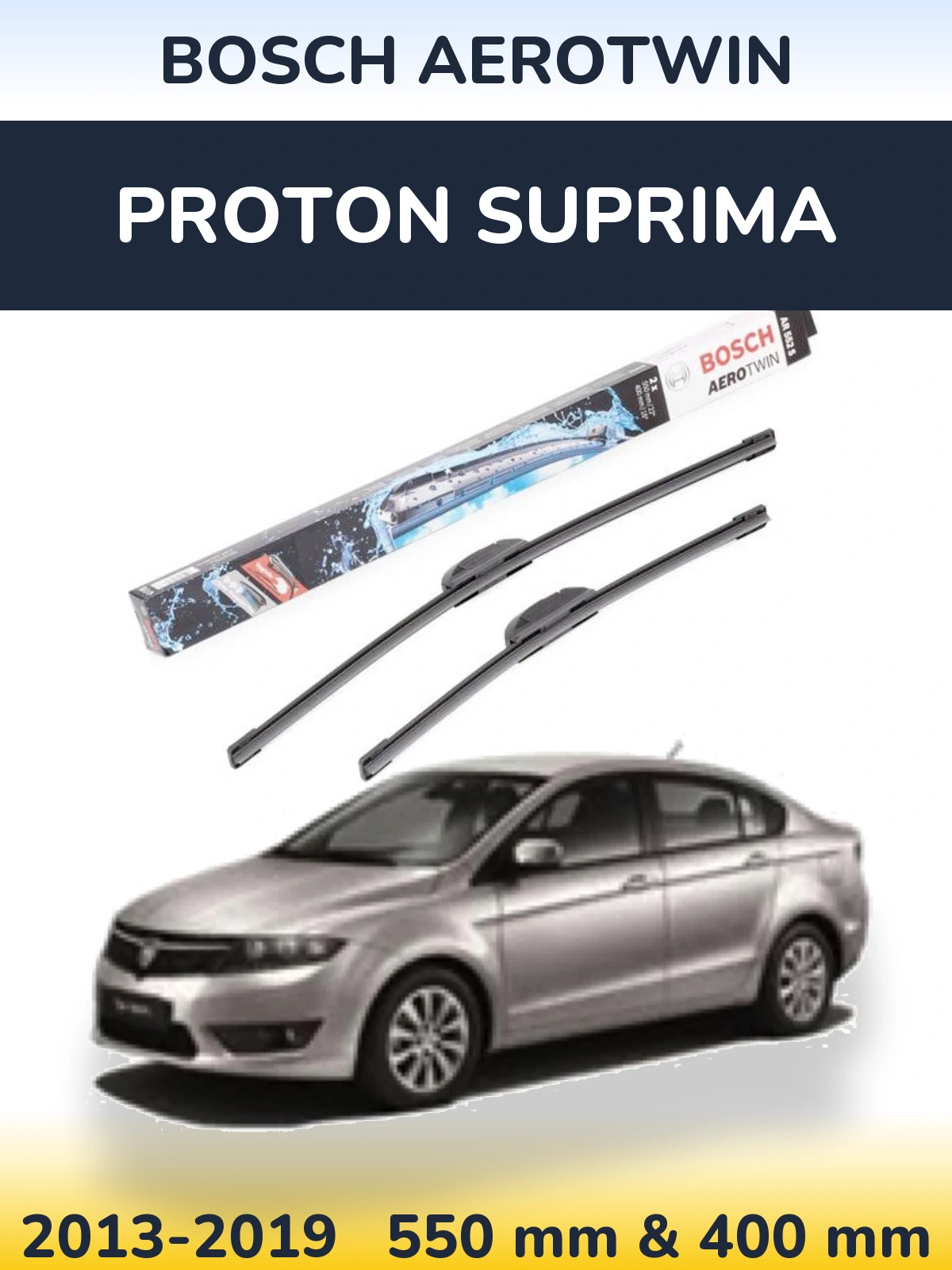 Torkarblad BOSCH AeroTwin för Proton Suprima