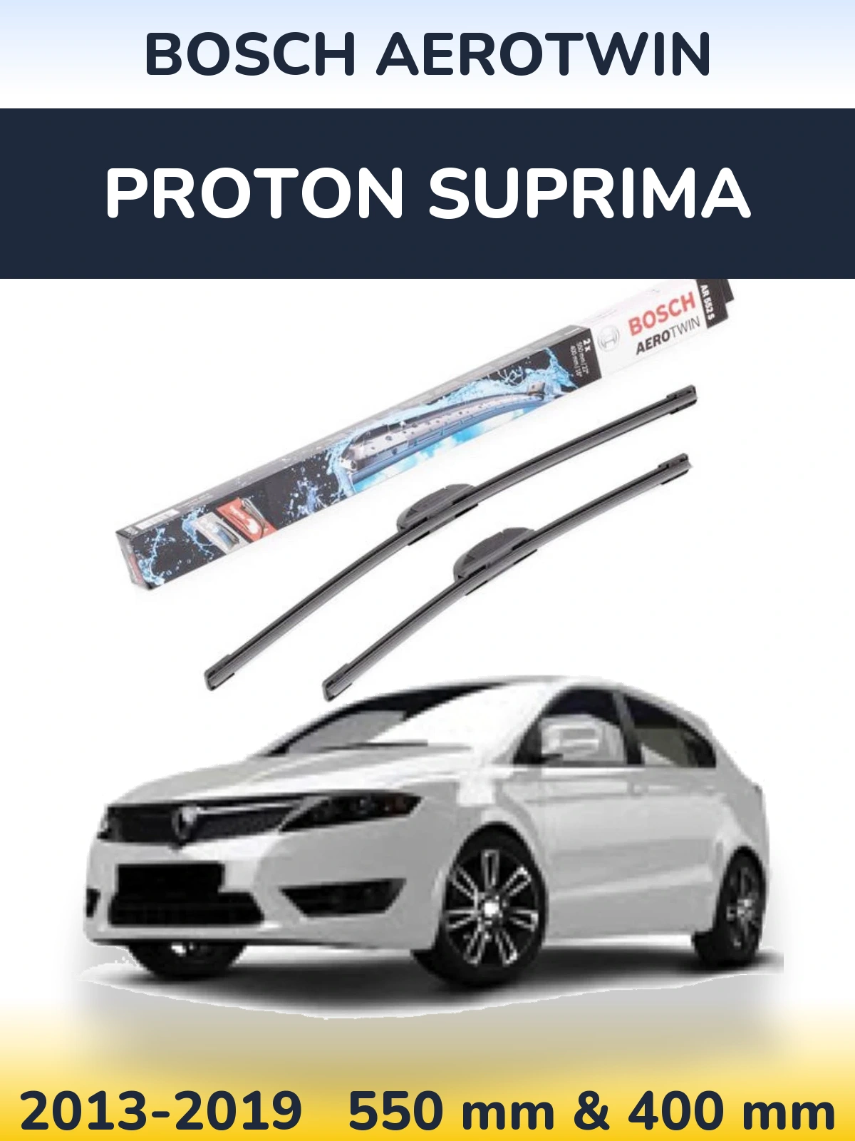 Torkarblad BOSCH AeroTwin för Proton Suprima
