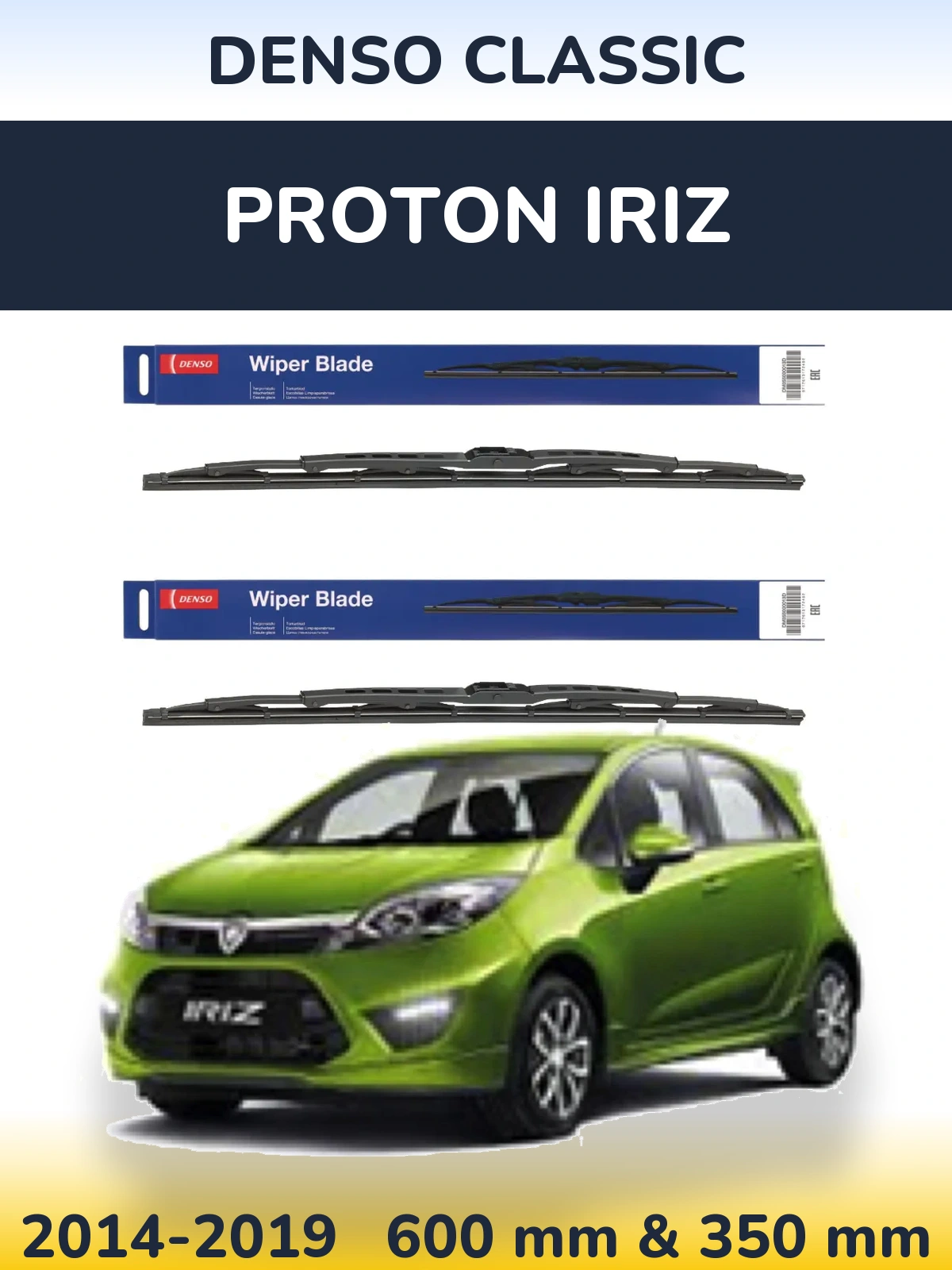 Torkarblad Denso Classic för Proton Iriz