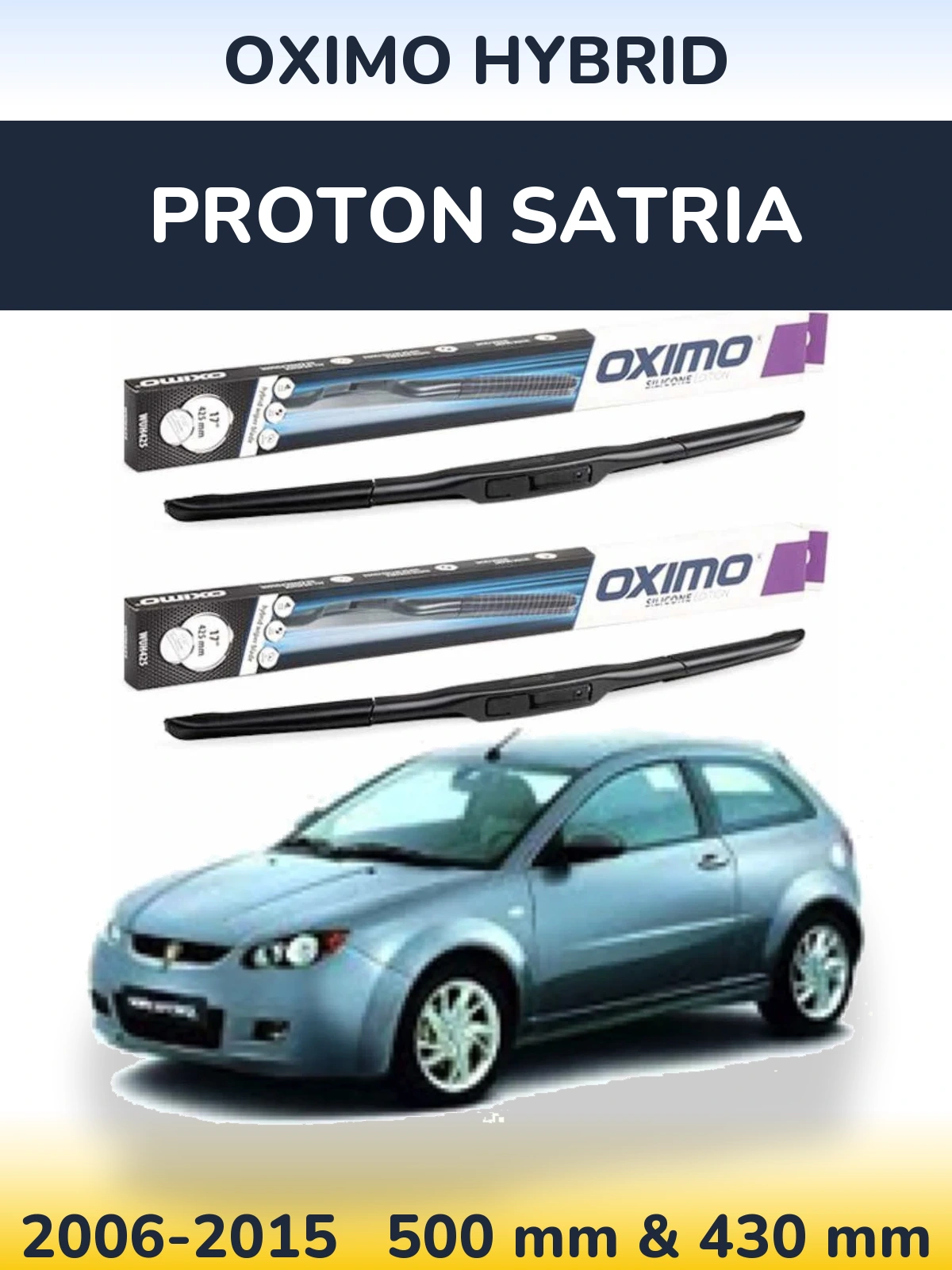 Torkarblad Oximo Hybrid för Proton Satria
