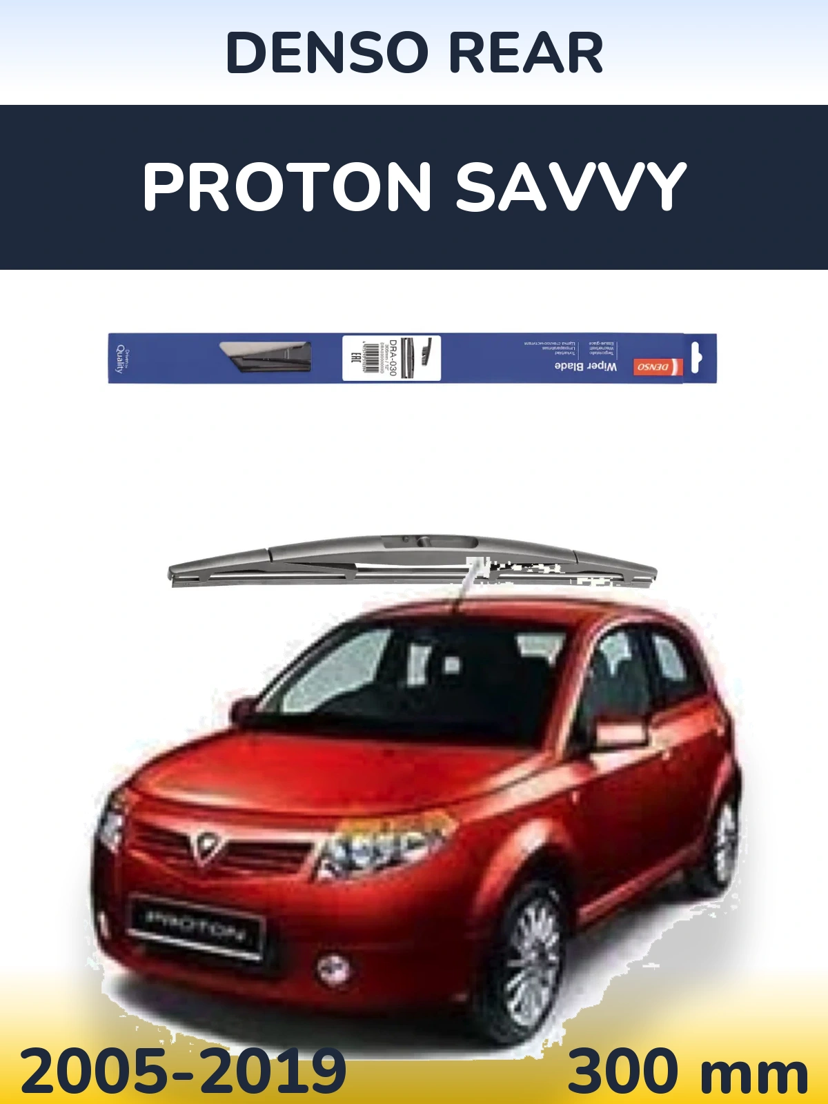 Torkarblad Denso Rear för Proton Savvy