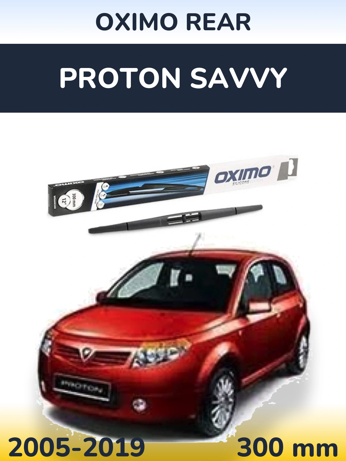 Torkarblad Oximo Rear för Proton Savvy