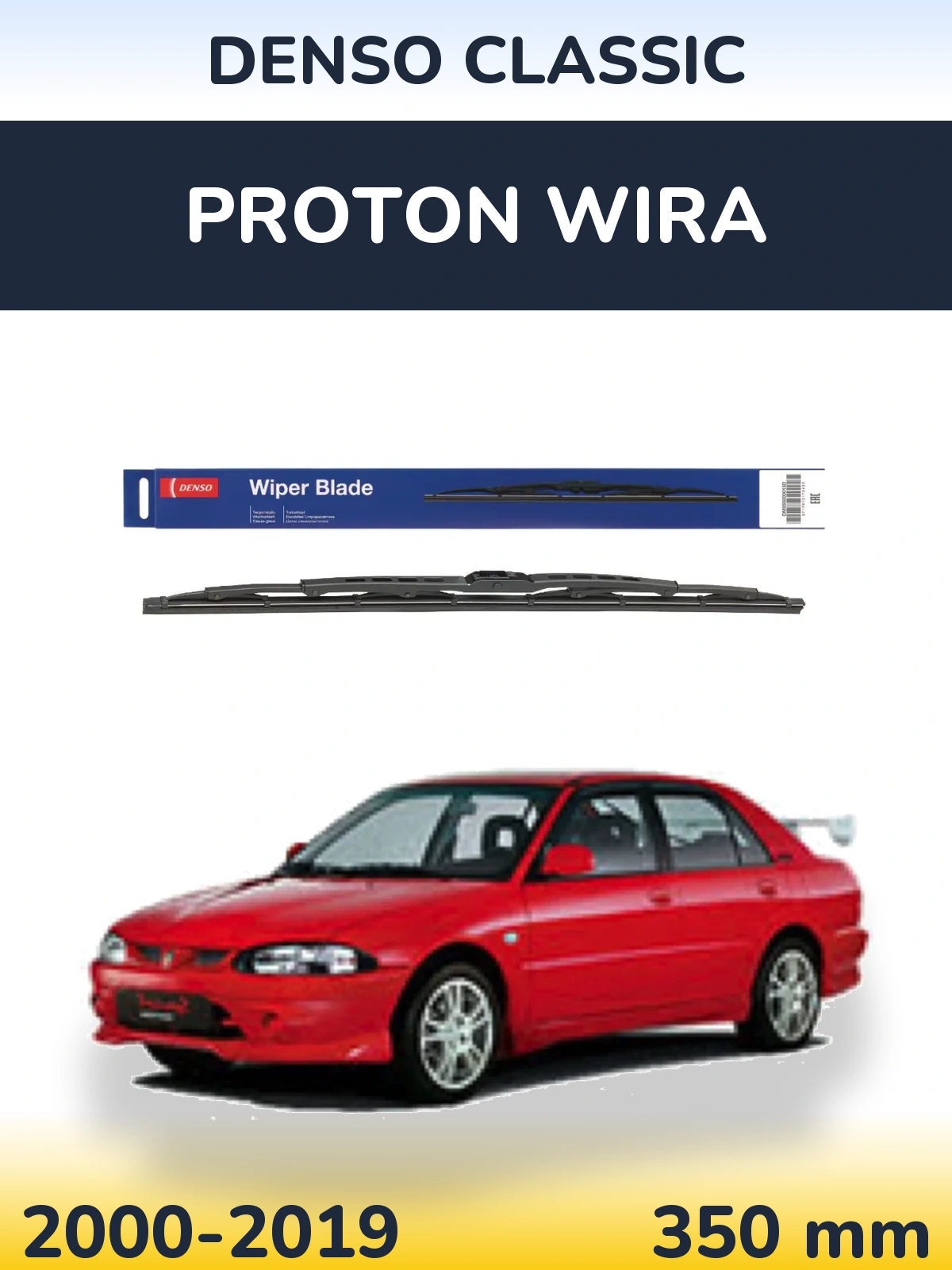 Torkarblad Denso Classic för Proton Wira