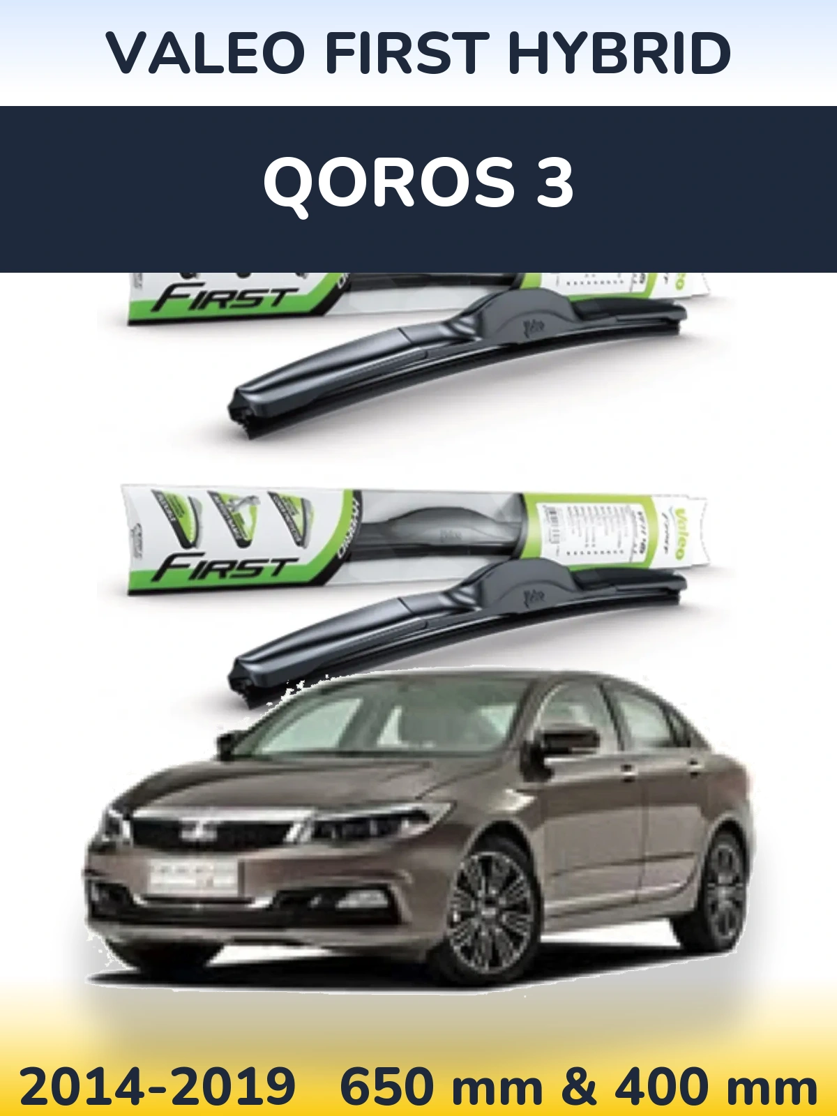 Torkarblad Valeo First Hybrid för Qoros 3