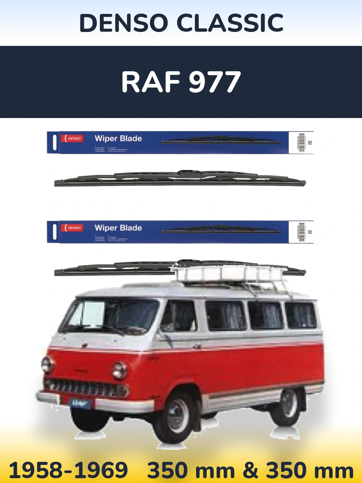 Torkarblad Denso Classic för RAF 977