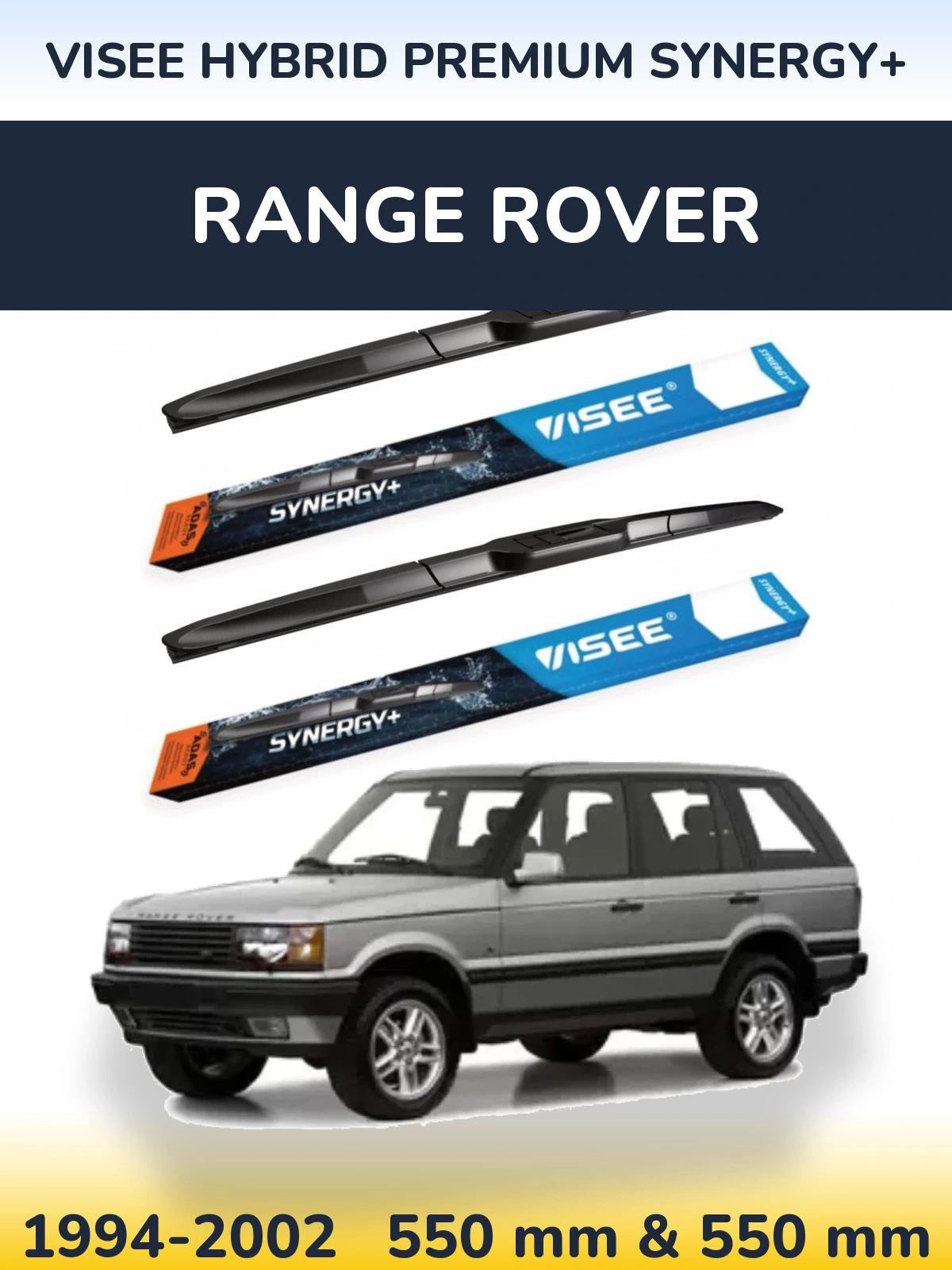 Torkarblad VISEE HYBRID PREMIUM SYNERGY+ för Range Rover 