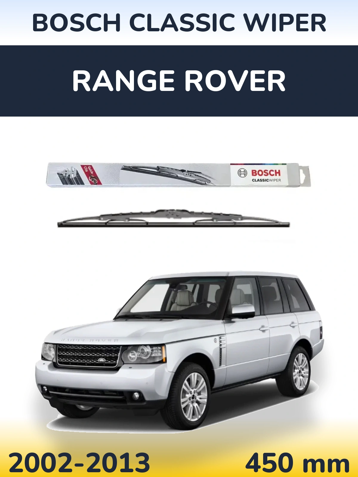 Torkarblad BOSCH Classic Wiper för Range Rover 