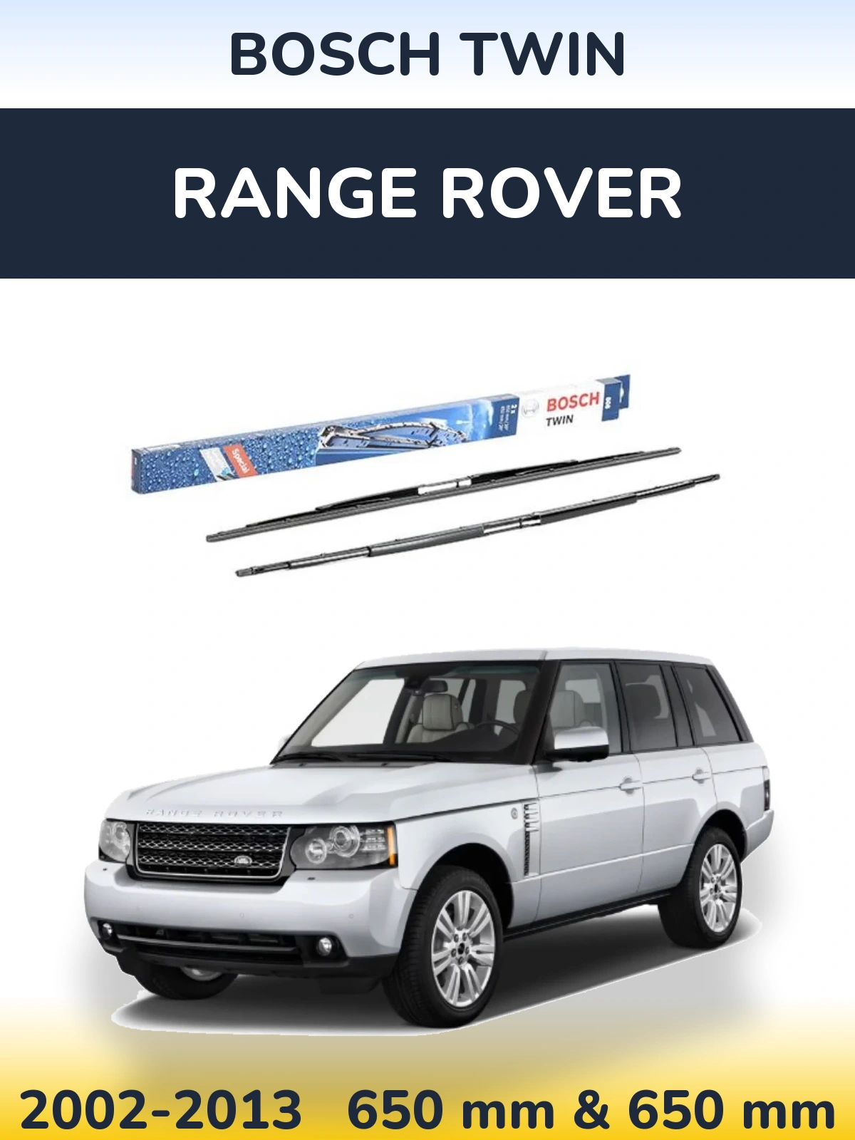 Torkarblad BOSCH Twin för Range Rover 