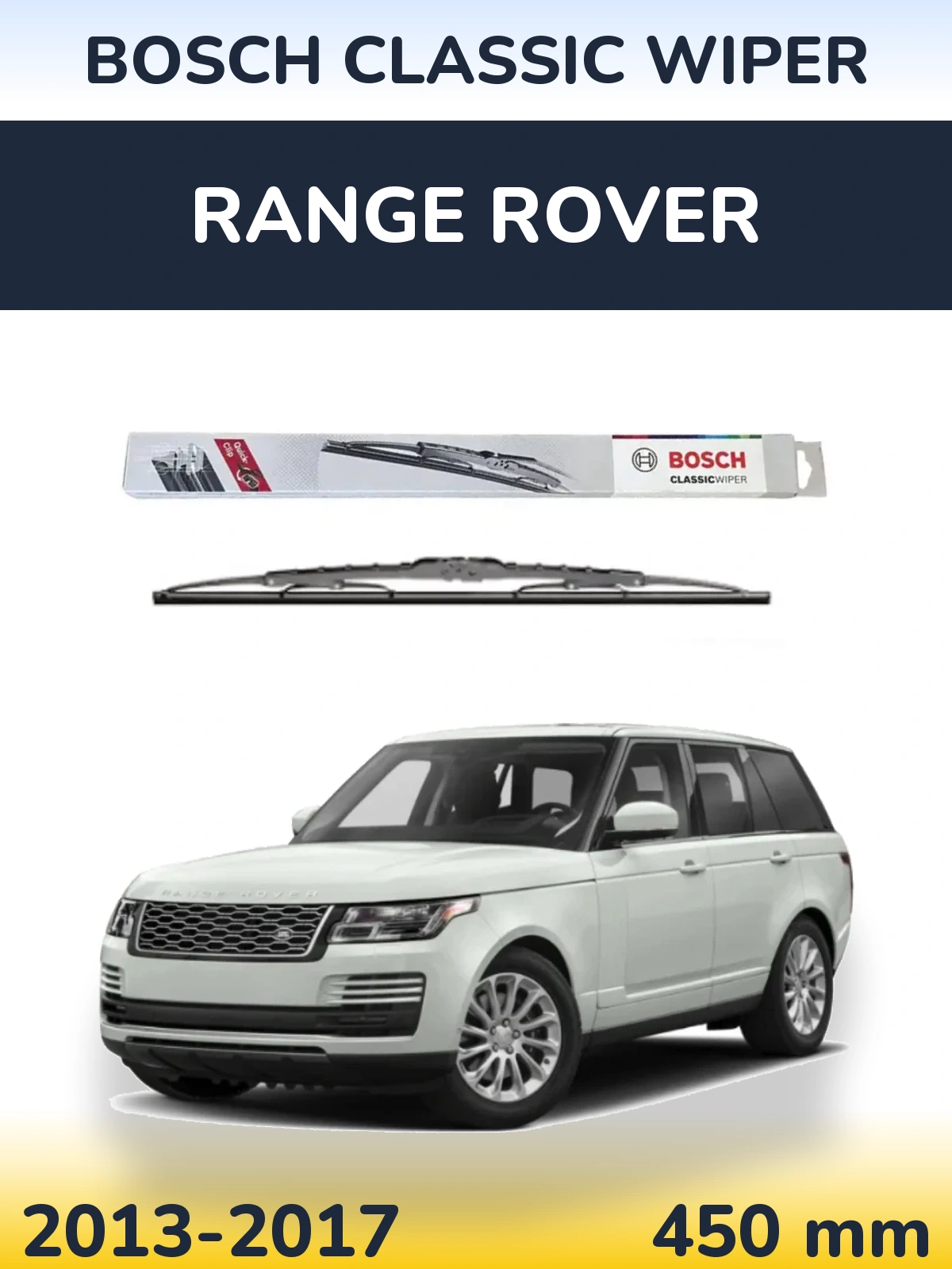 Torkarblad BOSCH Classic Wiper för Range Rover 