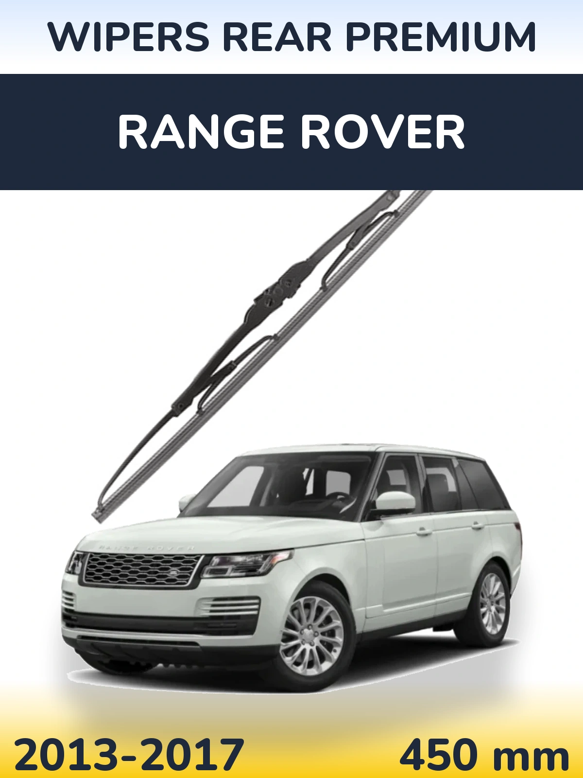 Rear wiper blade WIPERS REAR PREMIUM 450 mm for Range Rover  2013-2017