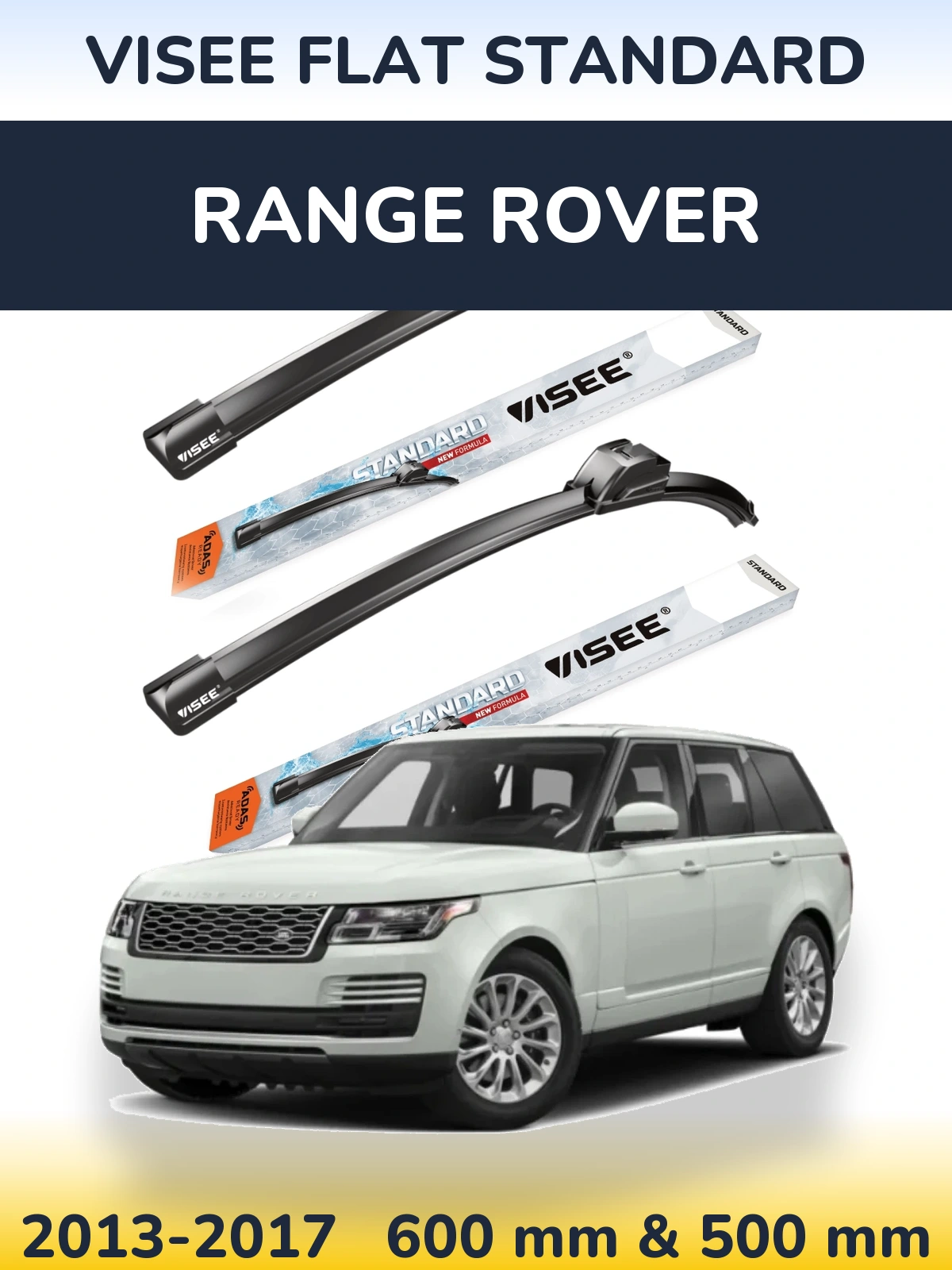 Torkarblad VISEE FLAT STANDARD för Range Rover 