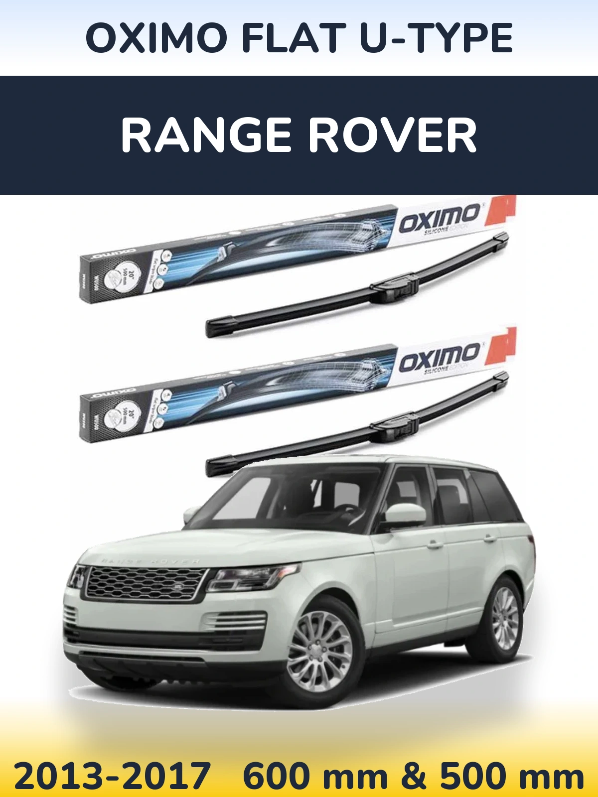 Torkarblad Oximo Flat U-type för Range Rover 