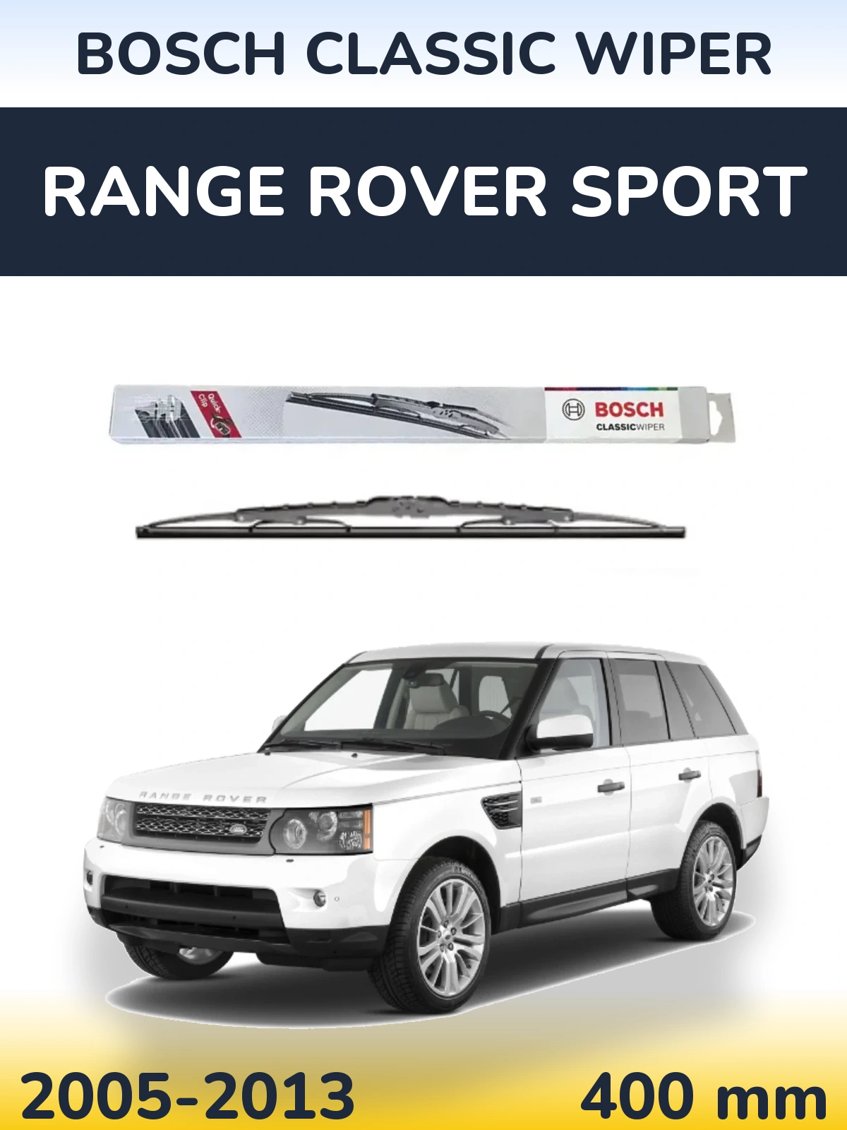 Torkarblad BOSCH Classic Wiper för Range Rover Sport